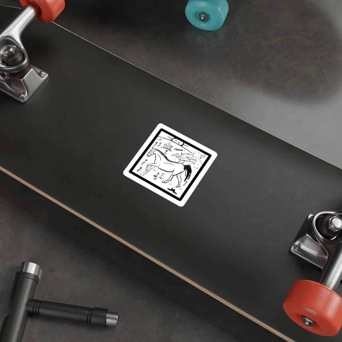 A ride to remember- DieCut Stickers, Horse Lover Gifts, Art Stickers for Journals from OurNaturalState.