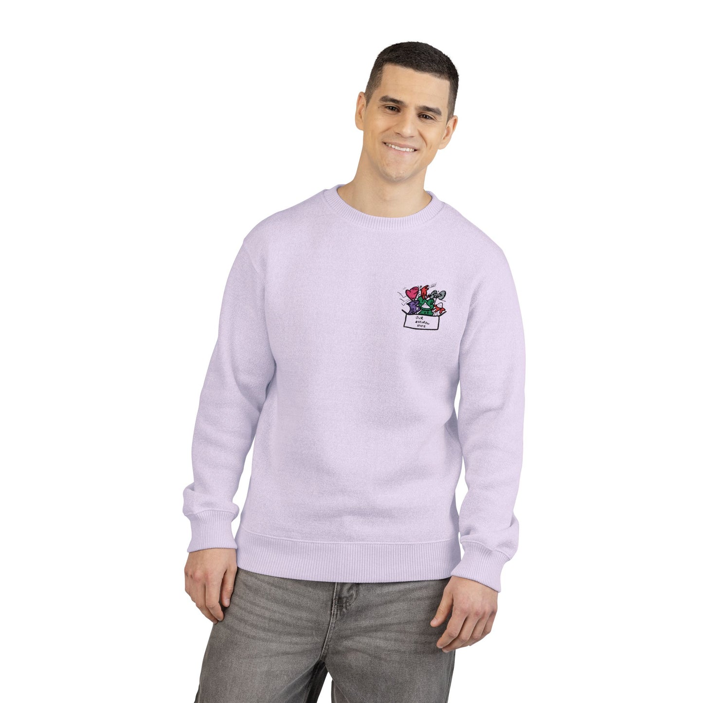 Thankful. - Cozy Embroidered Nantucket Sweatshirt, Unisex Crewneck from OurNaturalState.
