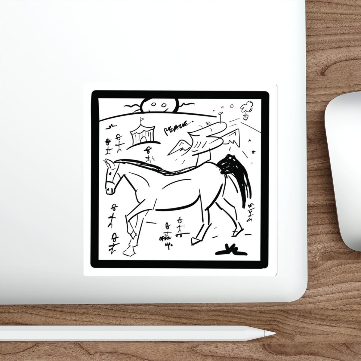 A ride to remember- DieCut Stickers, Horse Lover Gifts, Art Stickers for Journals from OurNaturalState.