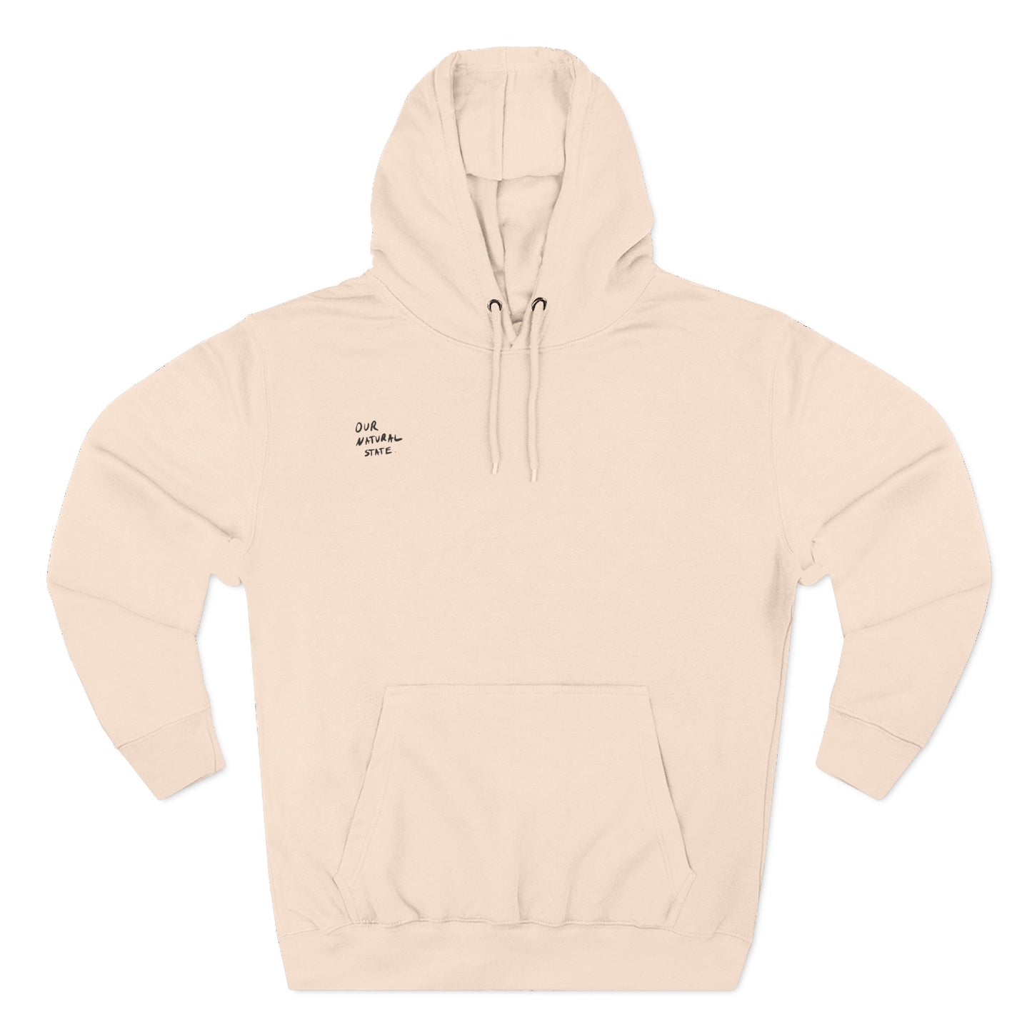 Just be you - Three-Panel Fleece Hoodie from OurNaturalState.