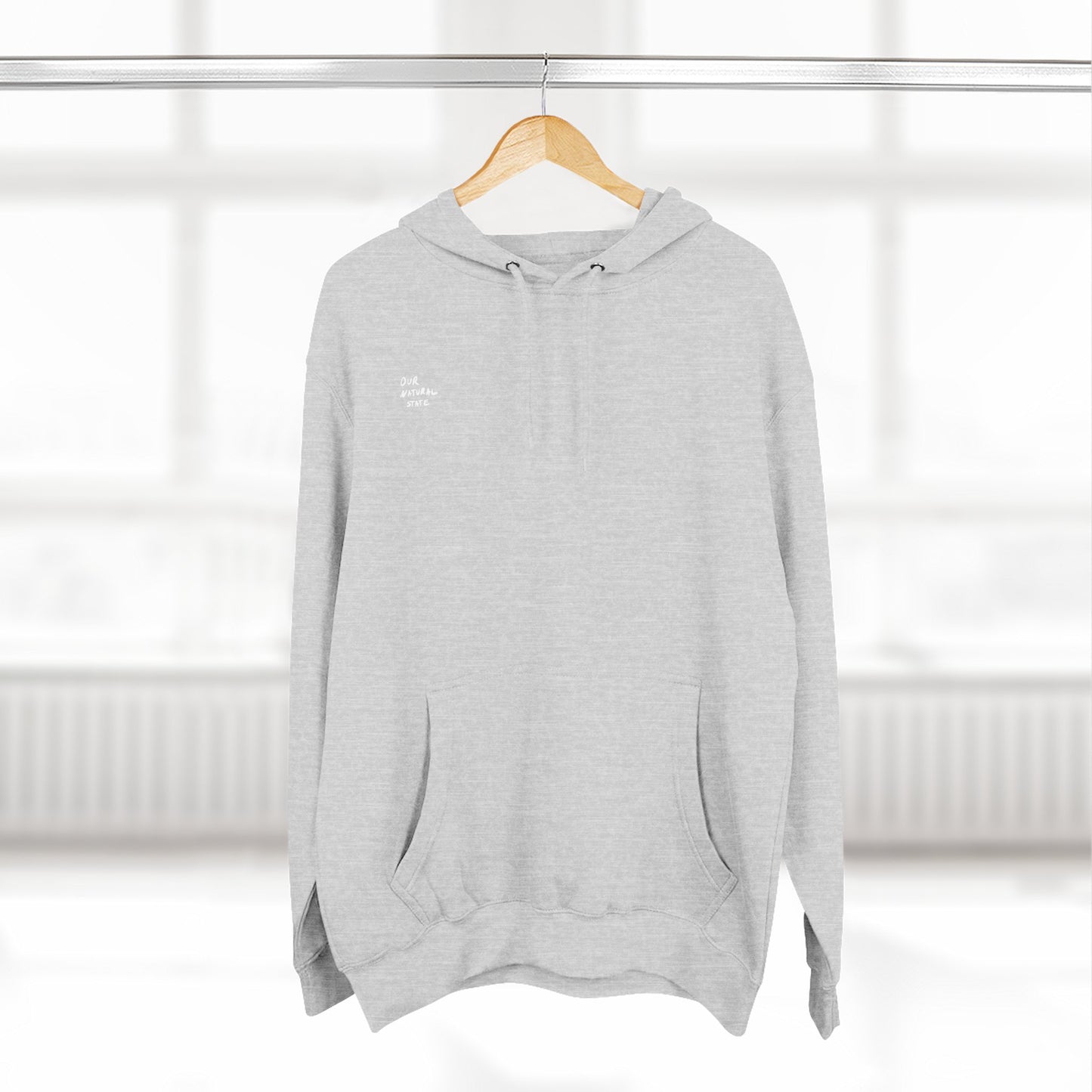 Free to be who you are. - Cozy Fleece Hoodie for Playful Spirits, Perfect for Relaxing, Casual Wear from OurNaturalState