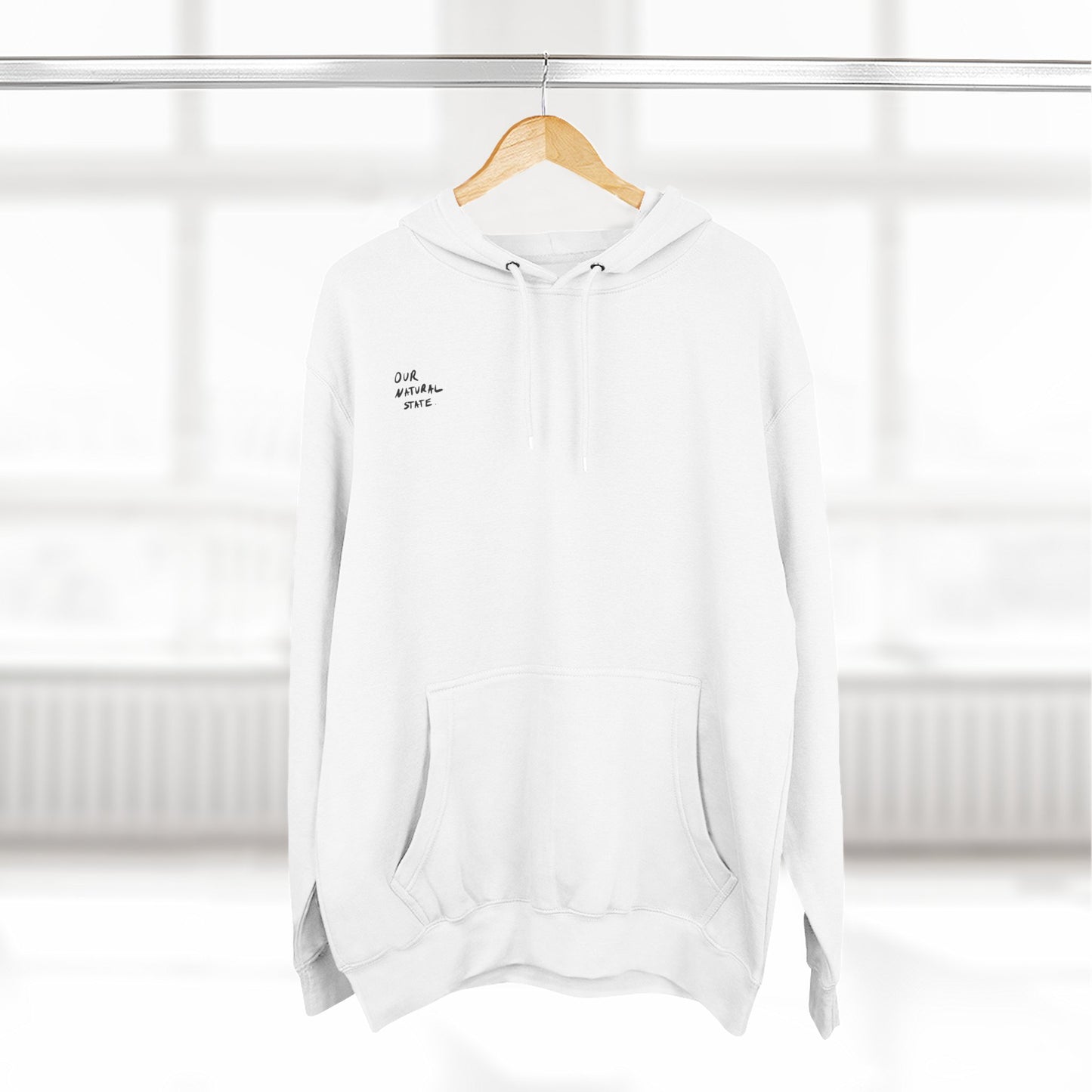 Just be you - Three-Panel Fleece Hoodie from OurNaturalState.