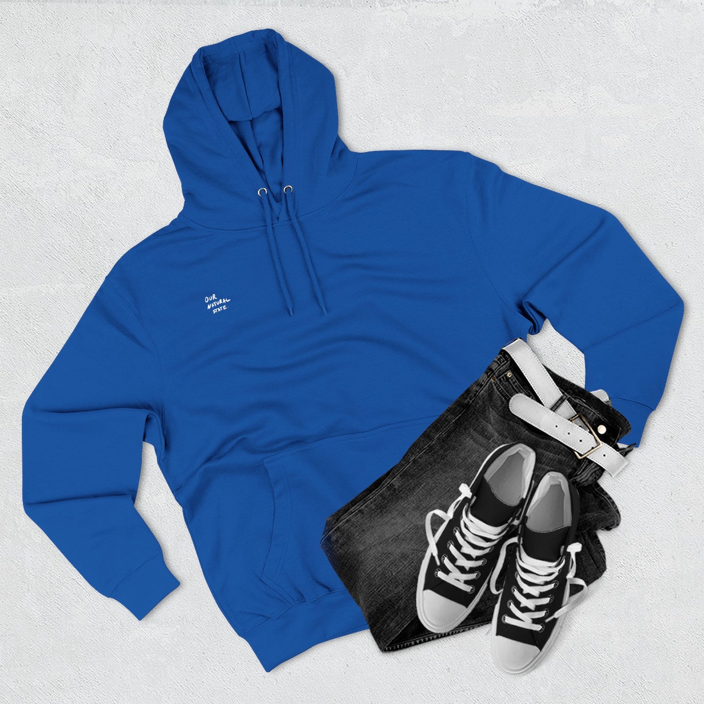 Free to be who you are. - Cozy Fleece Hoodie for Playful Spirits, Perfect for Relaxing, Casual Wear from OurNaturalState