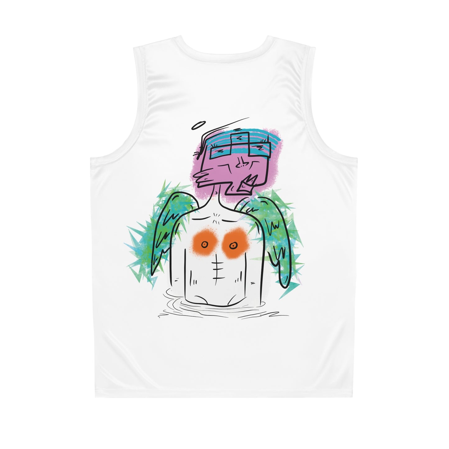 Kungfu chicken - Vibrant Basketball Jersey - Artistic Sport Tank, Gym Wear, Team Spirit from OurNaturalState.