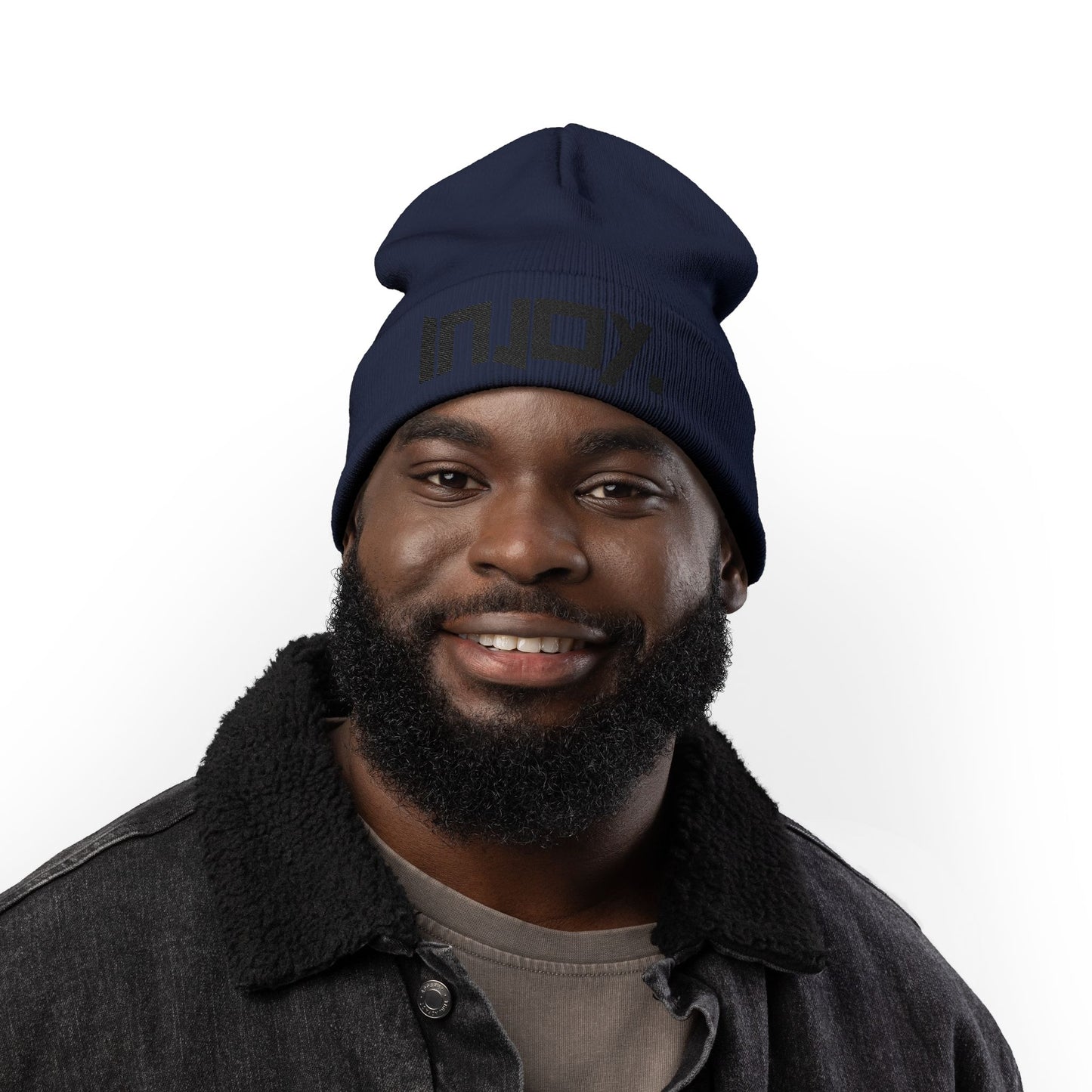 INJOY. - Embroidered Knit Beanie Cozy Beanie from OurNaturalState.