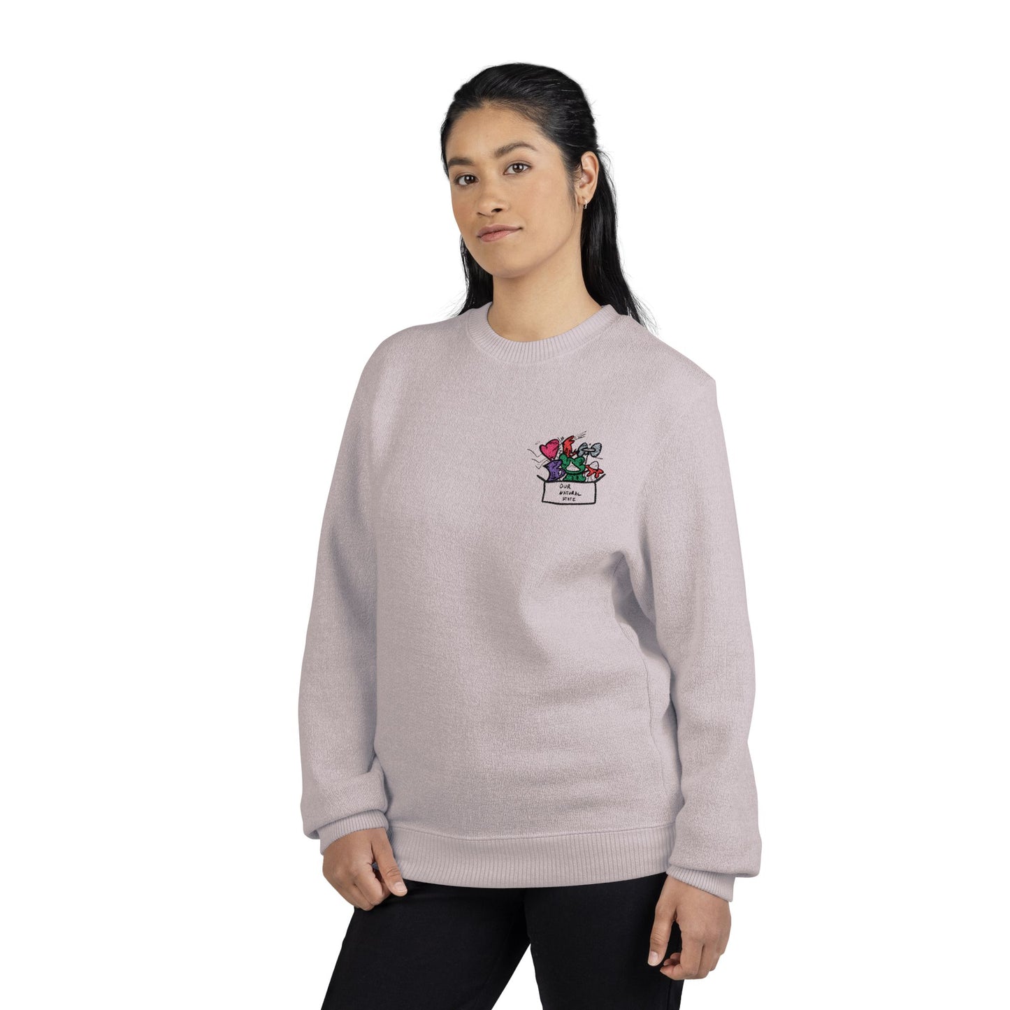 Don’t let them put you in a box - Cozy Embroidered Nantucket Sweatshirt, Casual Unisex Crewneck, Autumn Apparel from OurNaturalState.