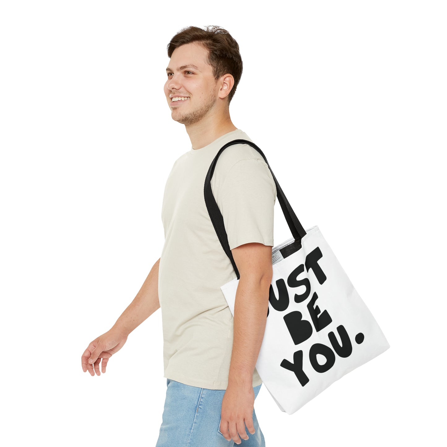 Just be you. - Tote Bag (AOP) from OurNaturalStateOfBeing