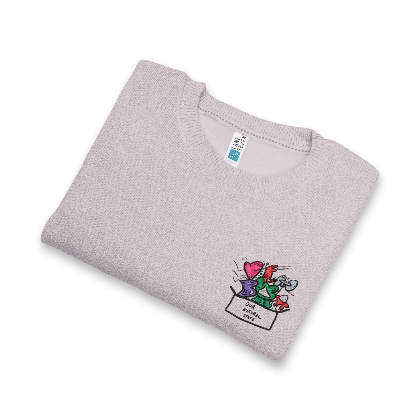 Don’t let them put you in a box - Cozy Embroidered Nantucket Sweatshirt, Casual Unisex Crewneck, Autumn Apparel from OurNaturalState.