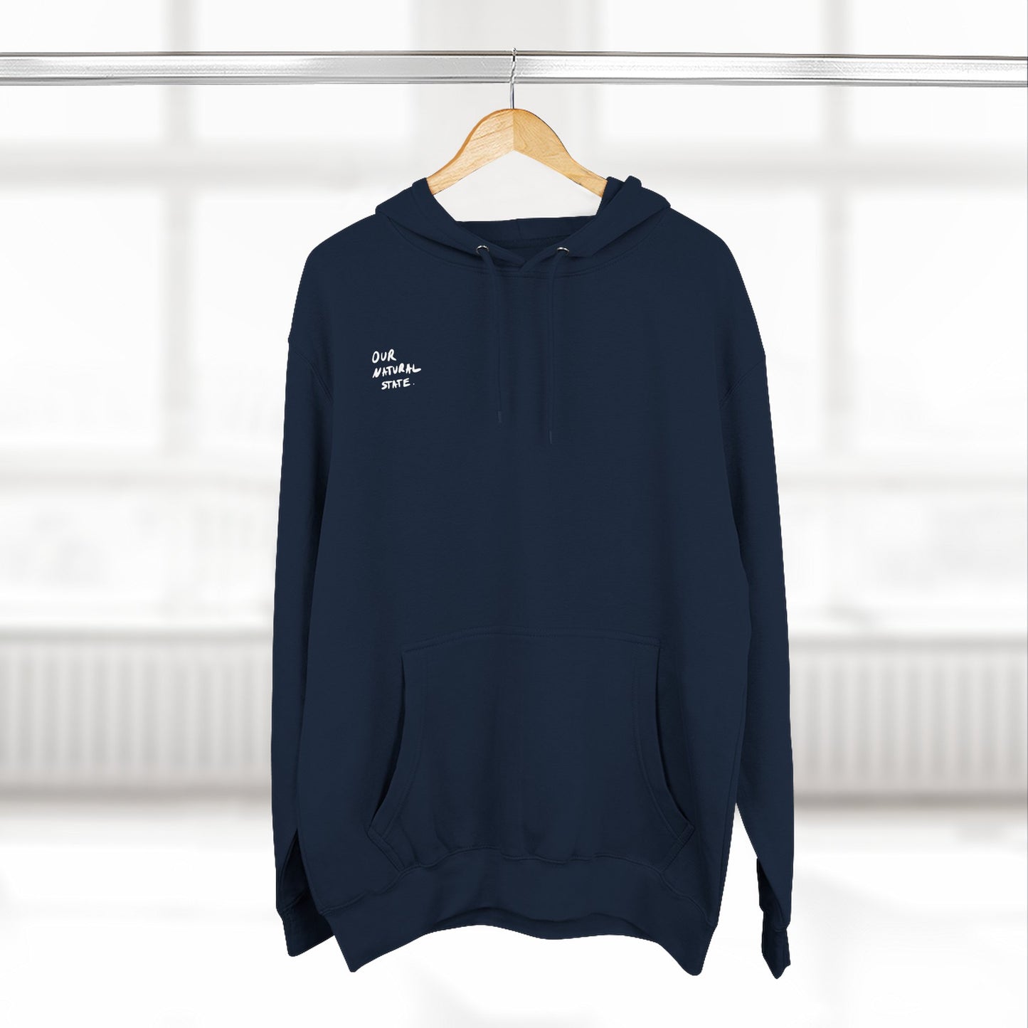 Just be you - Three-Panel Fleece Hoodie from OurNaturalState.