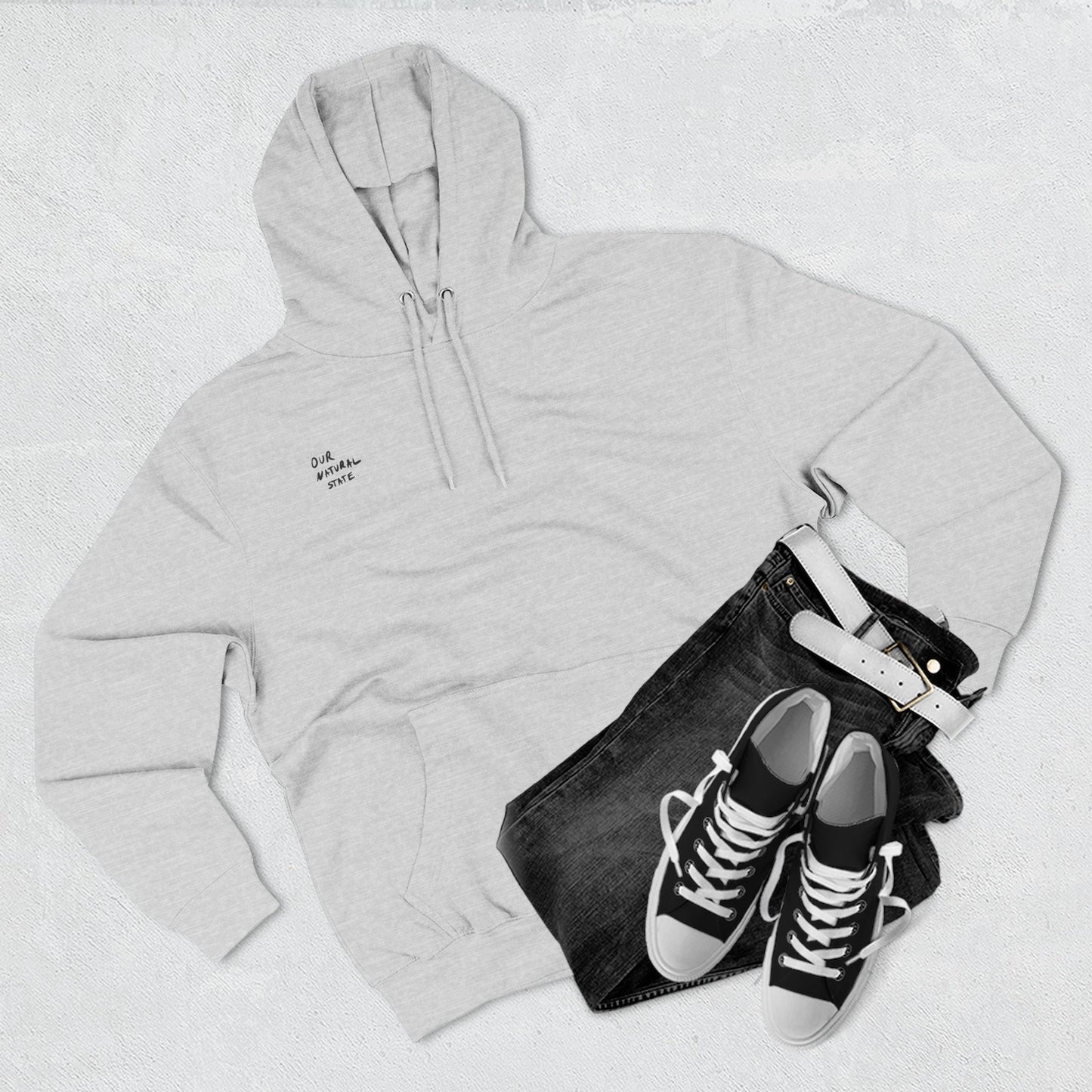Just be you - Three-Panel Fleece Hoodie from OurNaturalState.