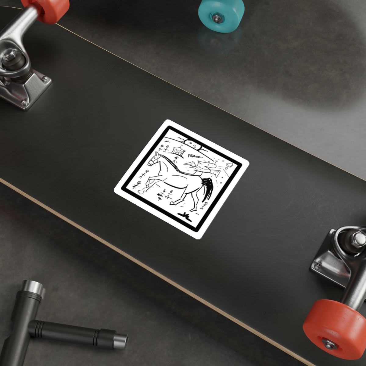 A ride to remember- DieCut Stickers, Horse Lover Gifts, Art Stickers for Journals from OurNaturalState.