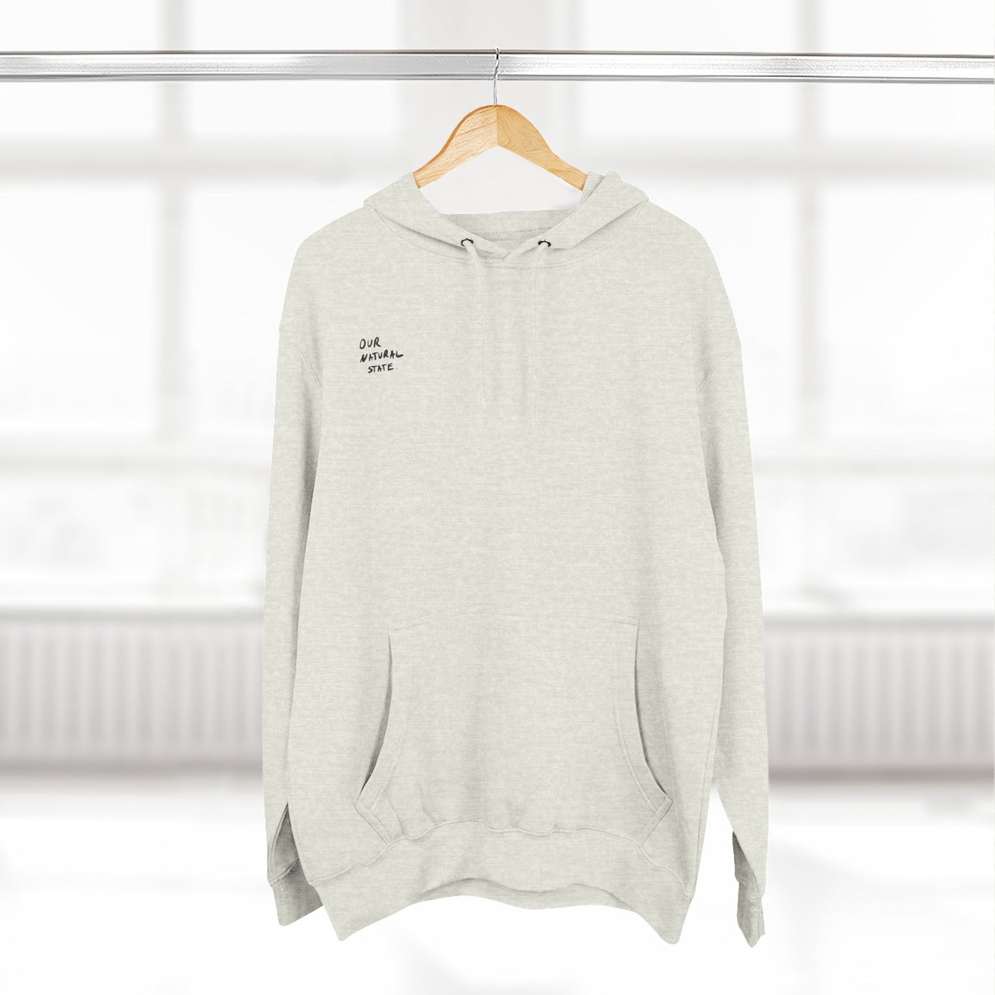 Just be you - Three-Panel Fleece Hoodie from OurNaturalState.