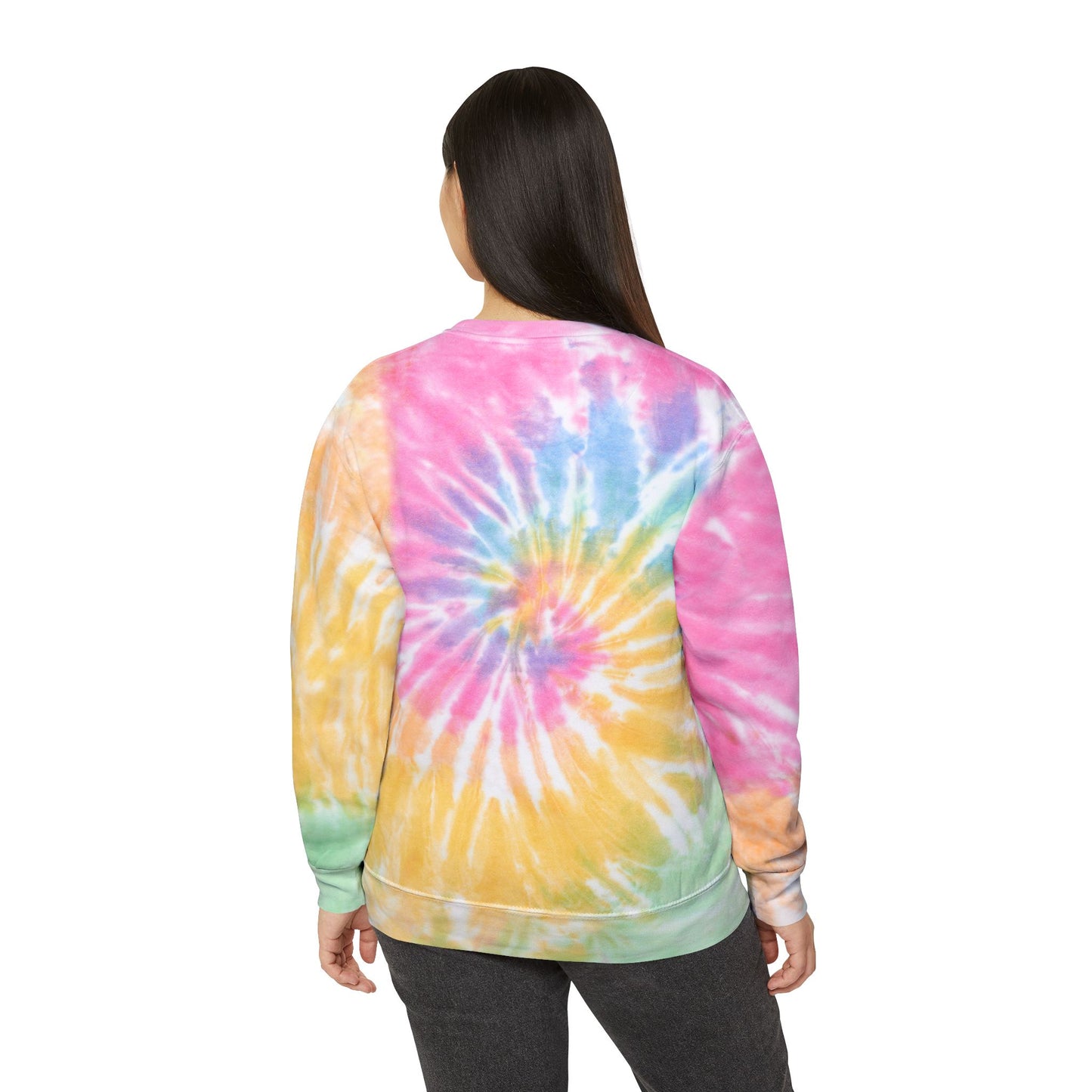 Fans -only - Spiral Tie Dye long sleeve , Colorful Casual Wear for Festivals, fall vibes, Boho Style, from OurNaturalState.