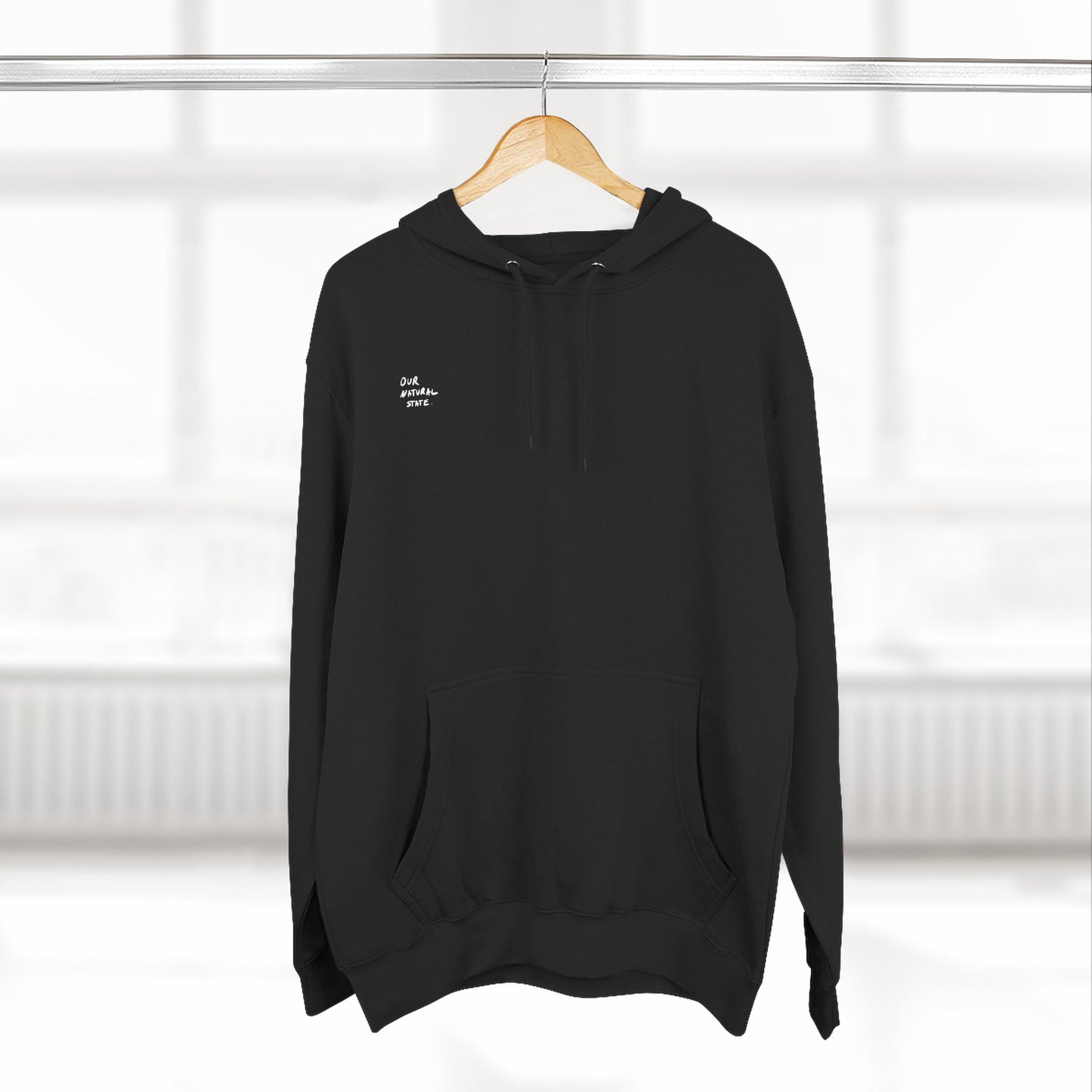 Free to be who you are. - Cozy Fleece Hoodie for Playful Spirits, Perfect for Relaxing, Casual Wear from OurNaturalState