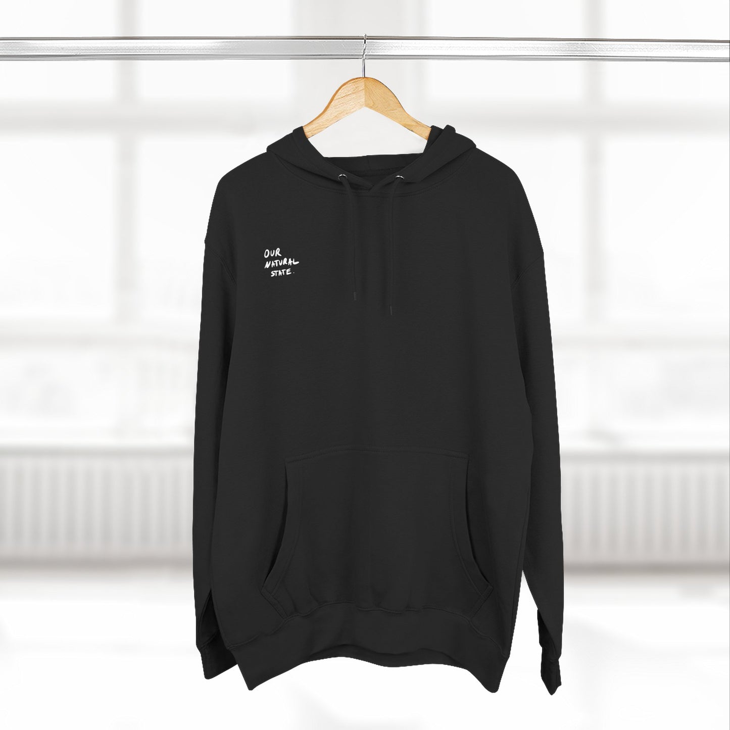 Just be you - Three-Panel Fleece Hoodie from OurNaturalState.