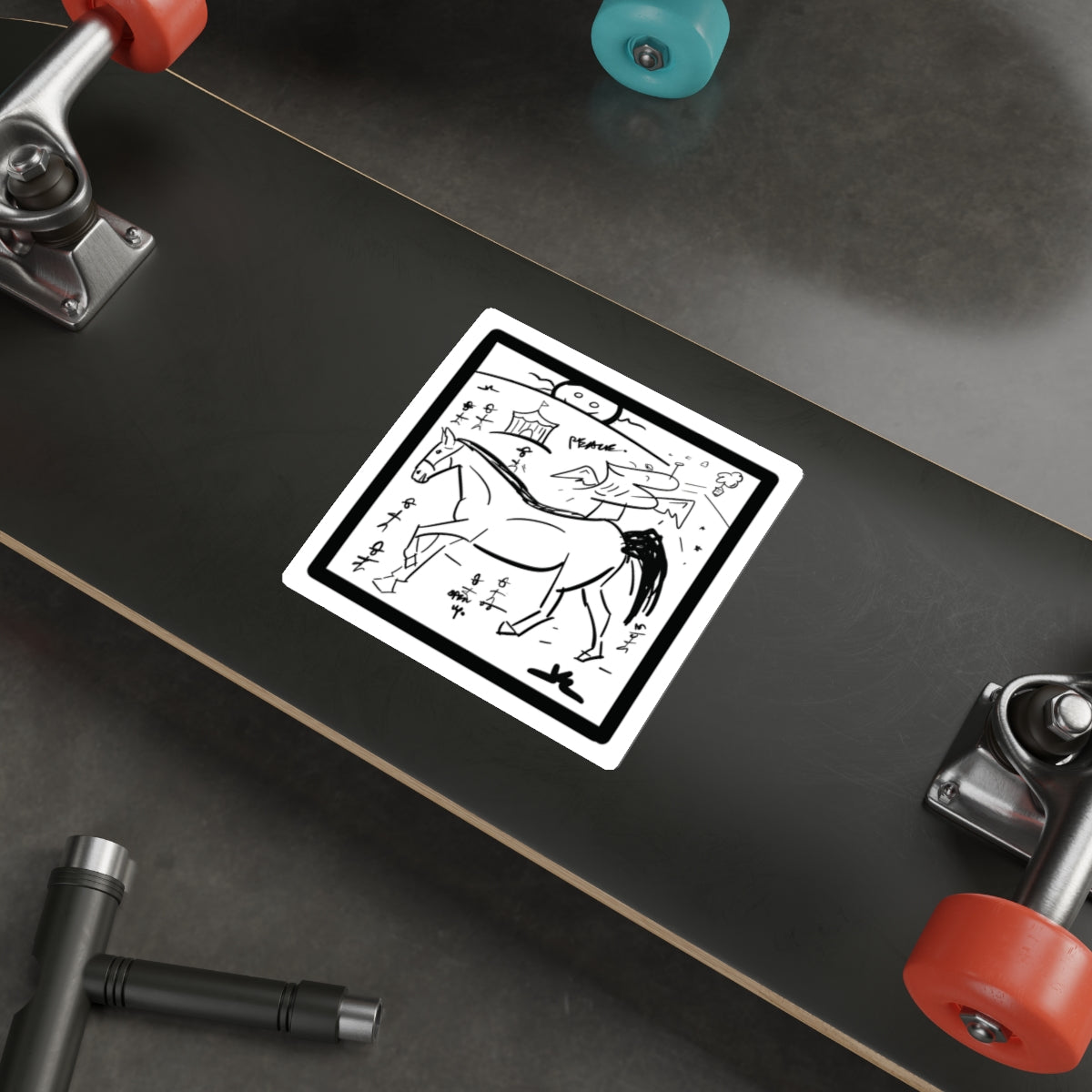 A ride to remember- DieCut Stickers, Horse Lover Gifts, Art Stickers for Journals from OurNaturalState.
