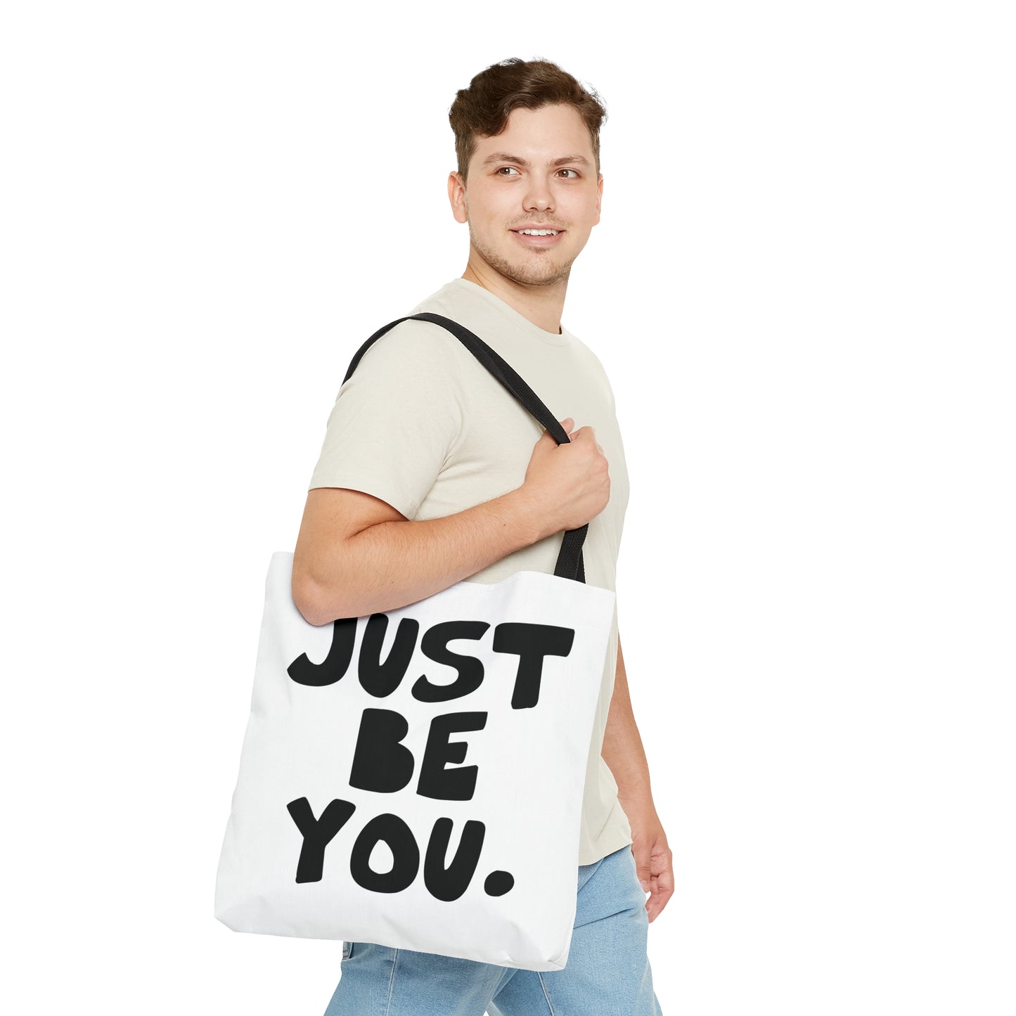 Just be you. - Tote Bag (AOP) from OurNaturalStateOfBeing