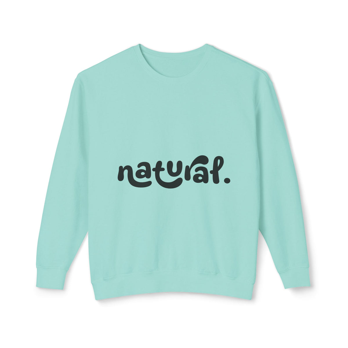 Natural - Hoodie Minimal Script Fleece Pullover from ournaturalstate.