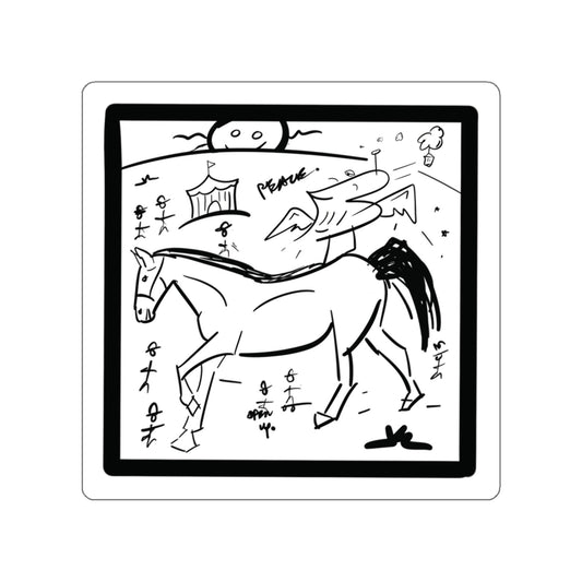 A ride to remember- DieCut Stickers, Horse Lover Gifts, Art Stickers for Journals from OurNaturalState.