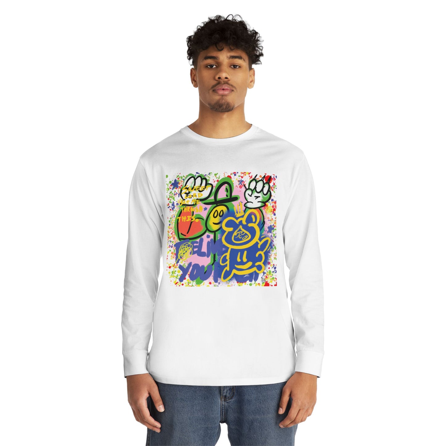 Bear - Long Sleeve Tee,  Streetwear Graphic Crewneck from OurNaturalState.