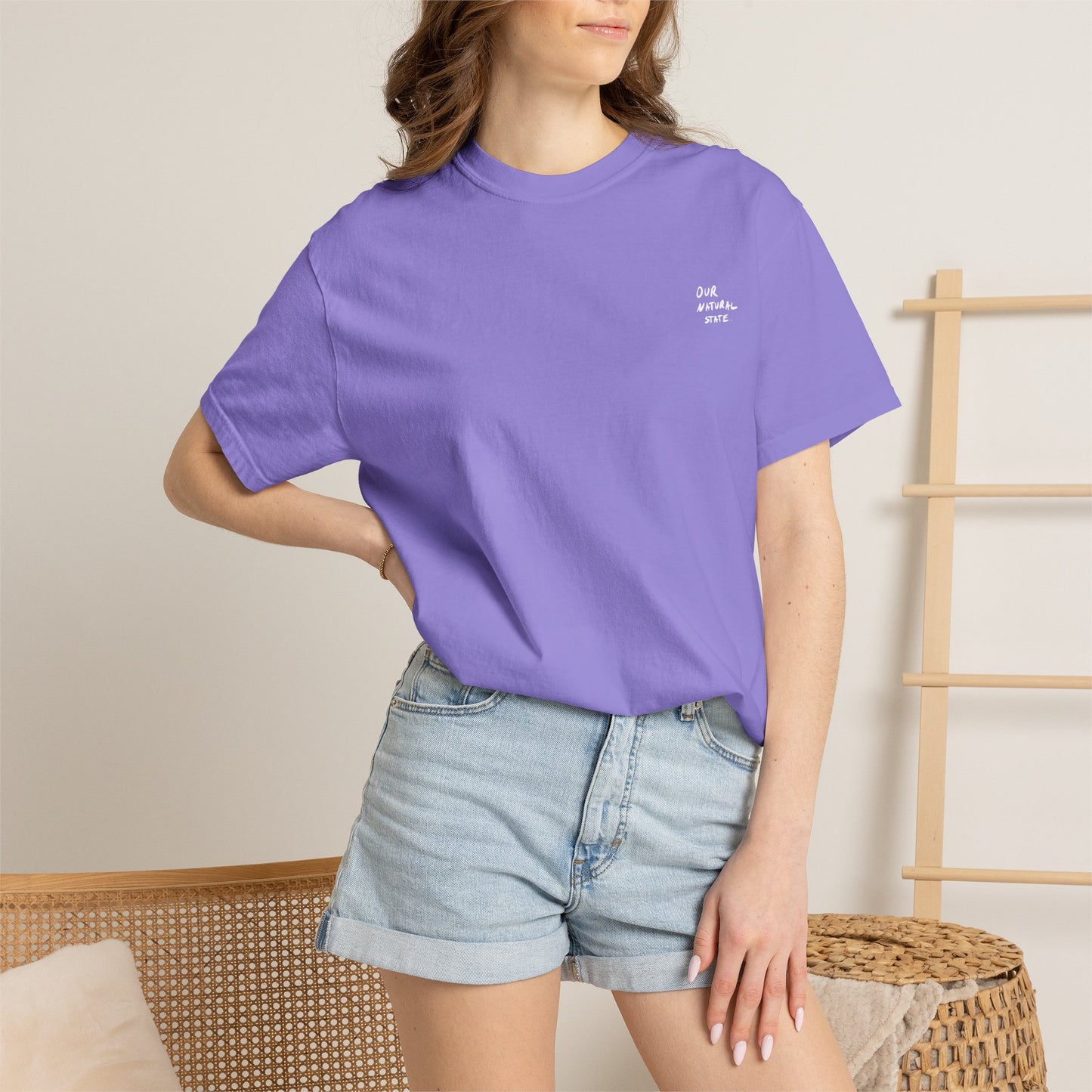 Wake Them Up With Art — Minimal Graphic Tee from OurNaturalState