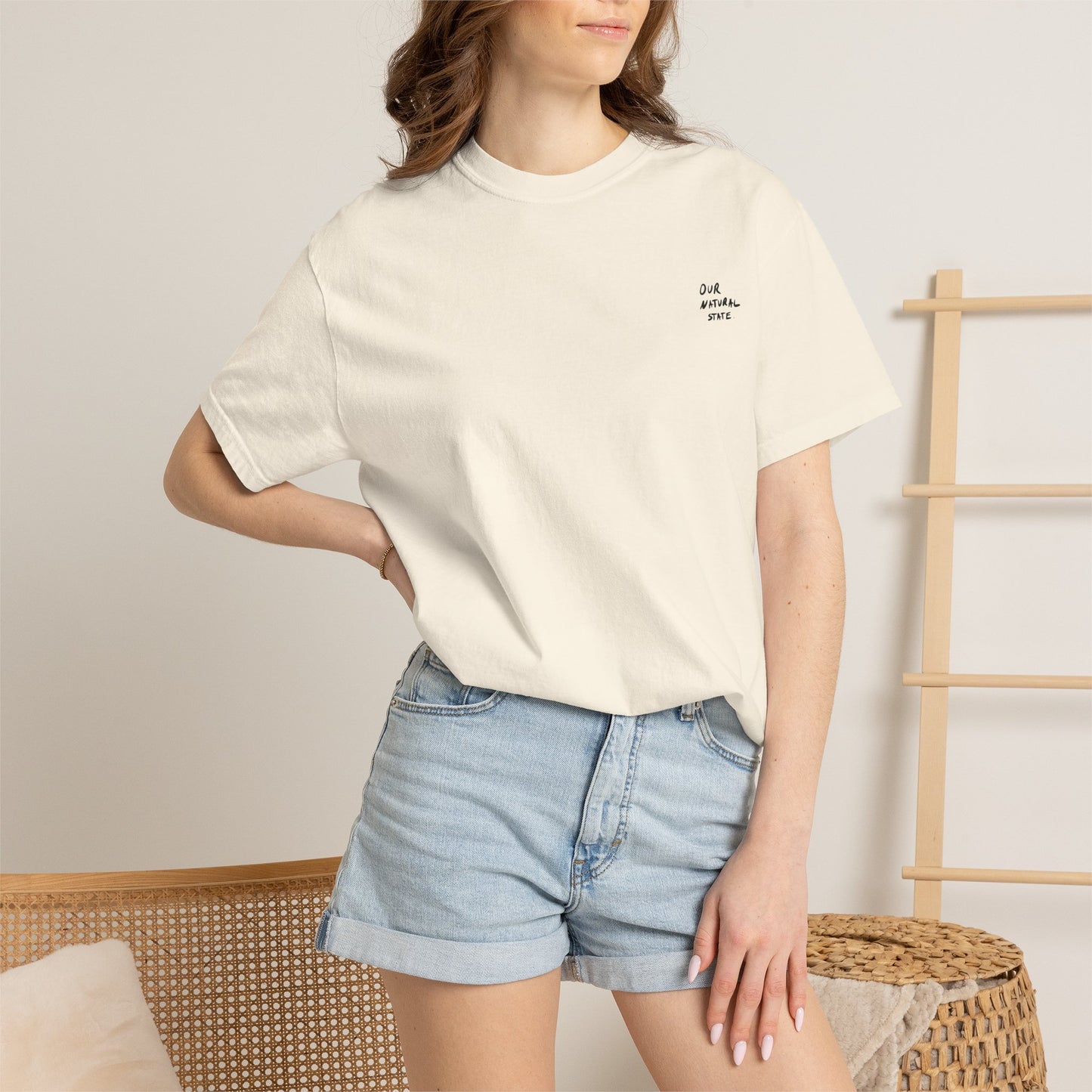 Wake Them Up With Art — Minimal Graphic Tee from OurNaturalState