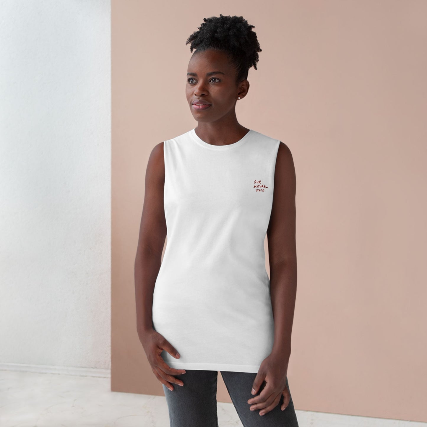 Art over algorithms - Unisex Barnard Tank by OurNaturalState.