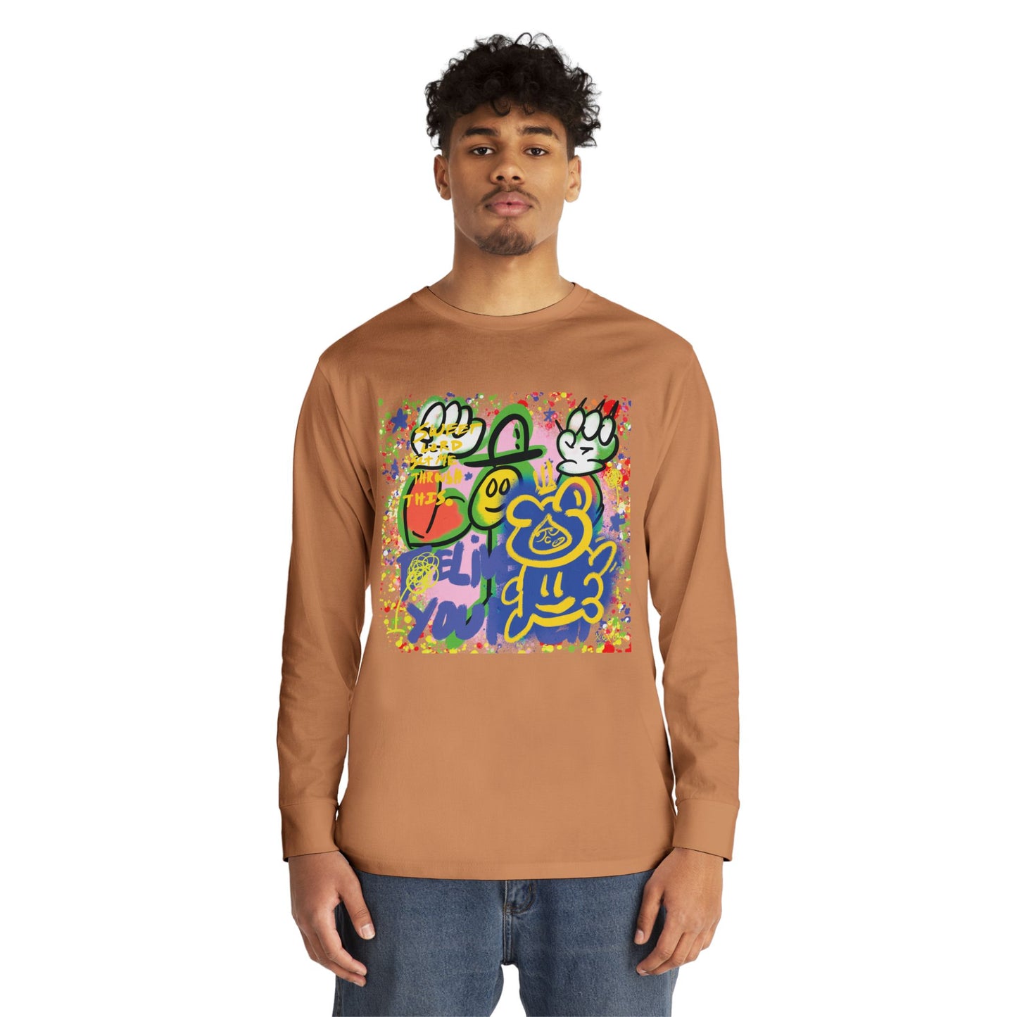 Bear - Long Sleeve Tee,  Streetwear Graphic Crewneck from OurNaturalState.