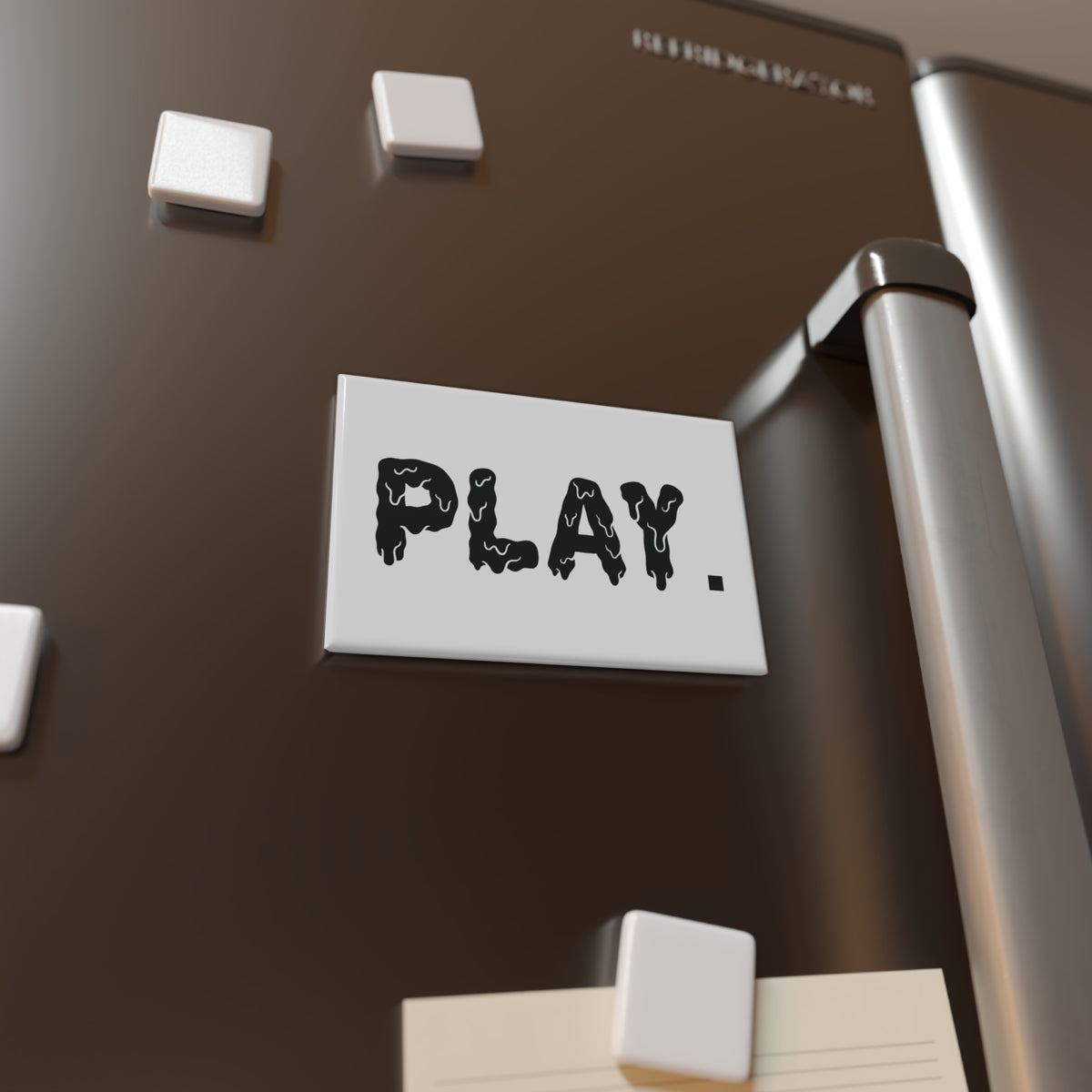 Play. - Button Magnets, Fridge Decor, Gift for Kids, Art Playroom Decor, Games Room Essentials from OurNaturalState.