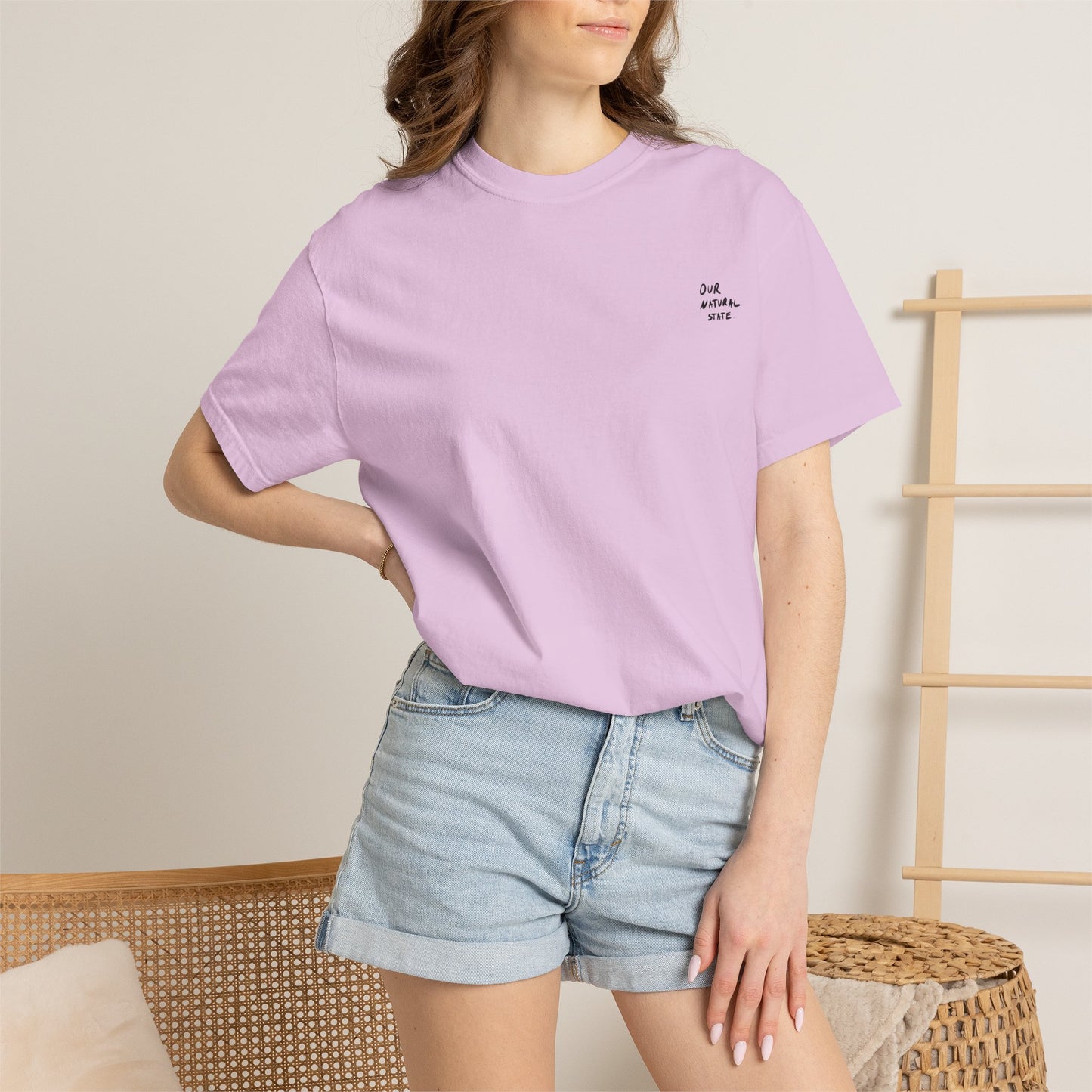 Wake Them Up With Art — Minimal Graphic Tee from OurNaturalState