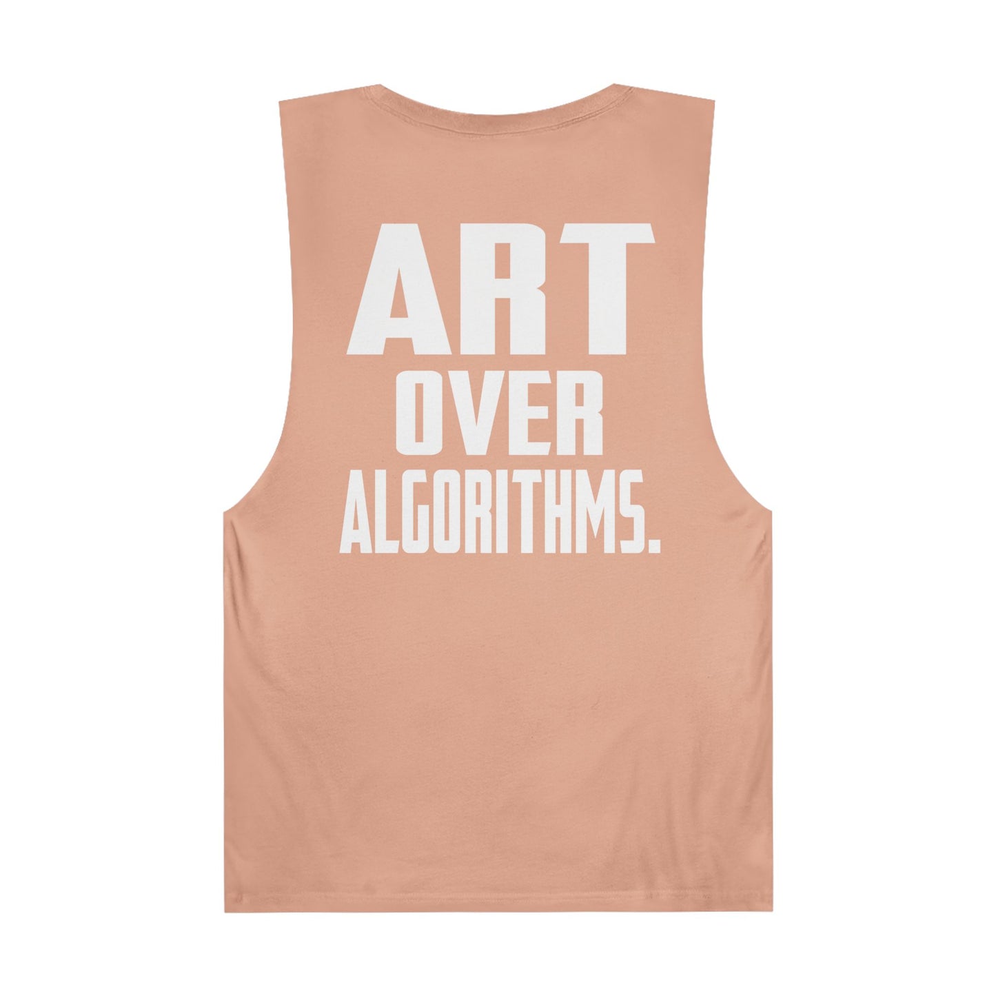 Art over algorithms - Unisex Barnard Tank by OurNaturalState.