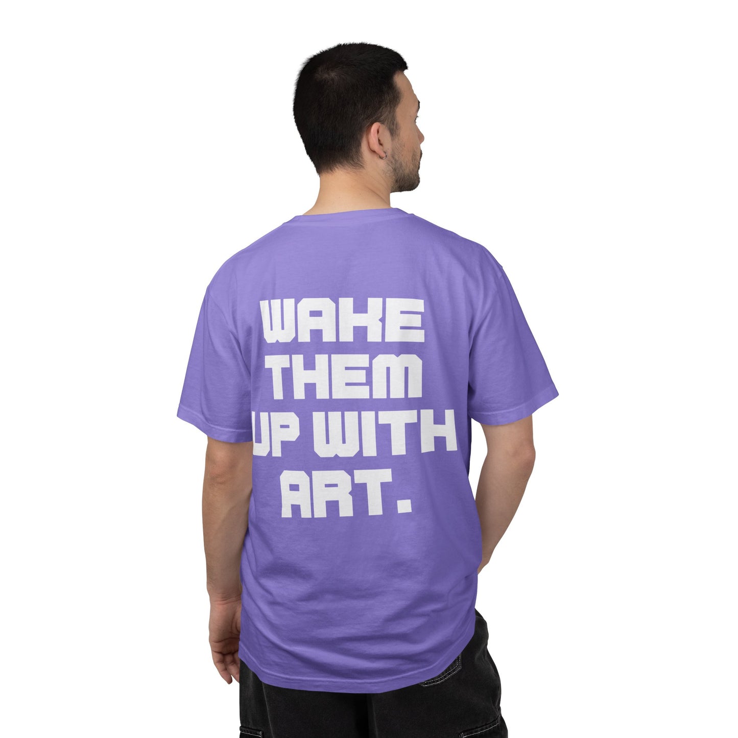 Wake Them Up With Art — Minimal Graphic Tee from OurNaturalState