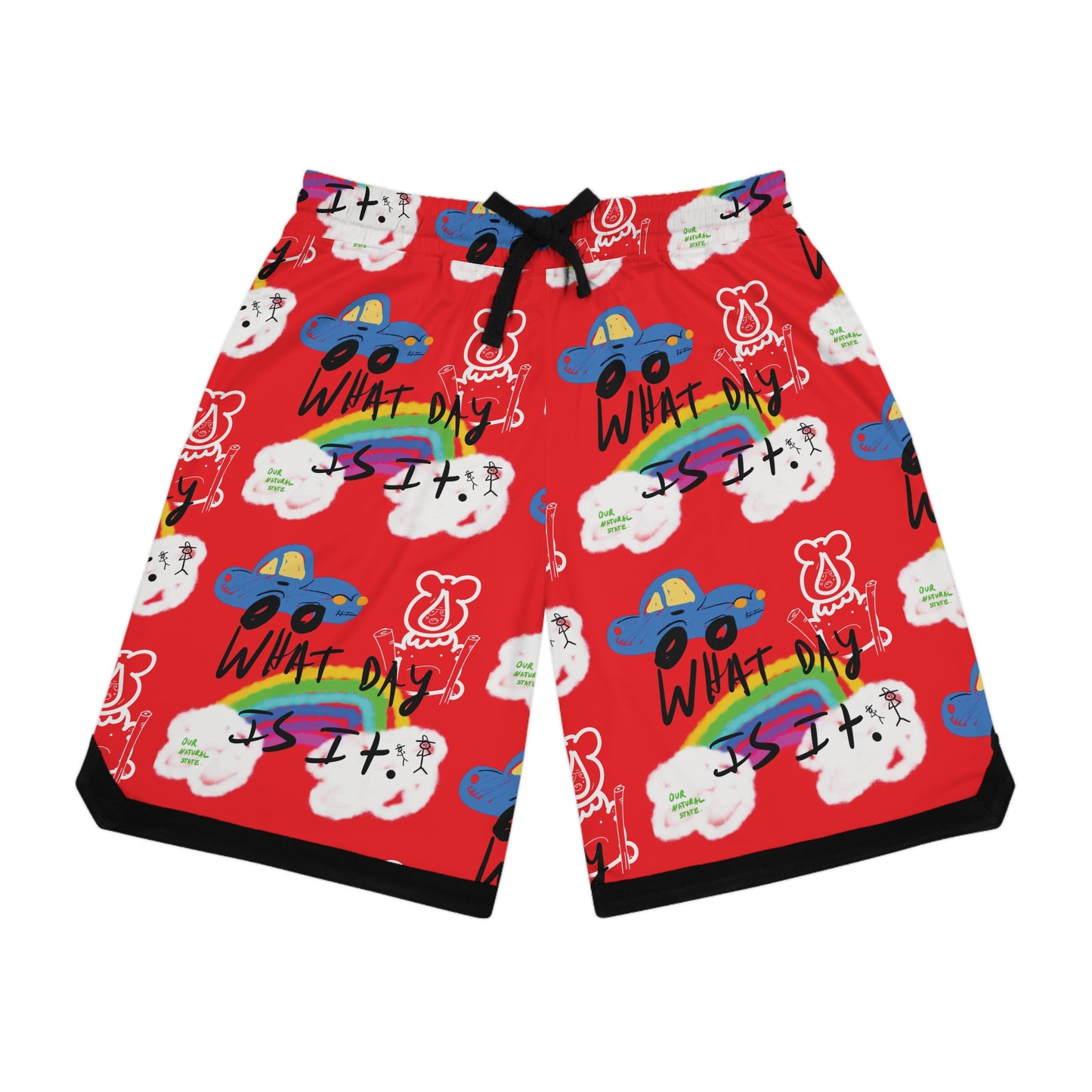 What day is it - Basketball Shorts Casual Wear from OurNaturalState.
