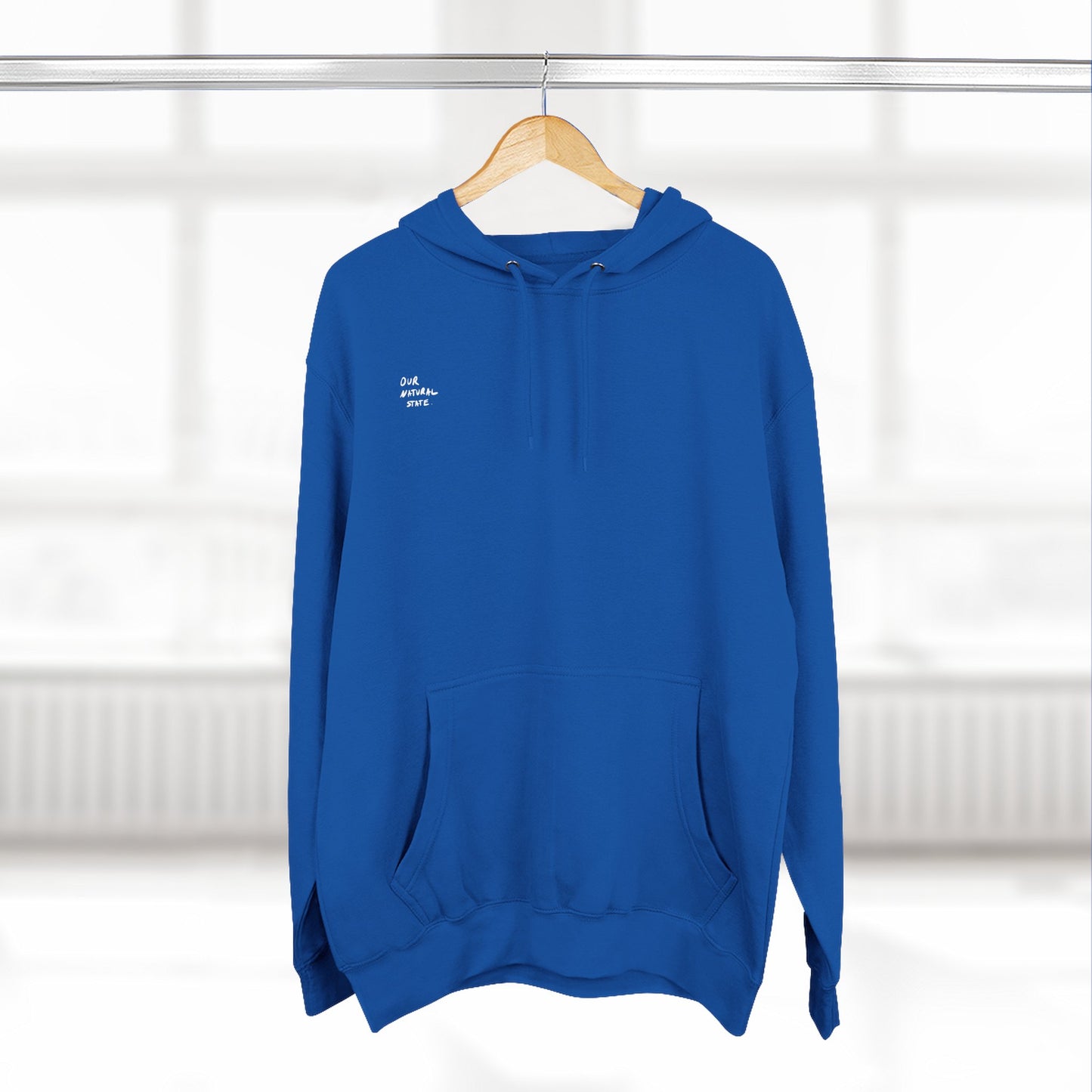 Free to be who you are. - Cozy Fleece Hoodie for Playful Spirits, Perfect for Relaxing, Casual Wear from OurNaturalState