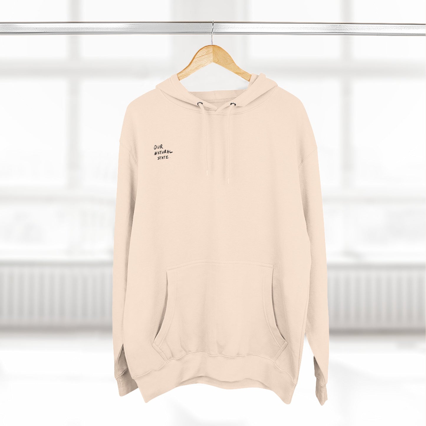 Just be you - Three-Panel Fleece Hoodie from OurNaturalState.