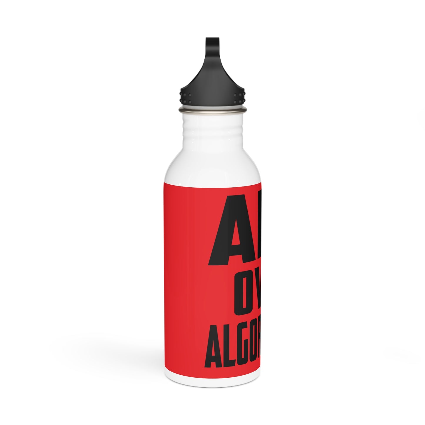 Art over Algorithms, Stainless Steel Water Bottle from OurNaturalState.