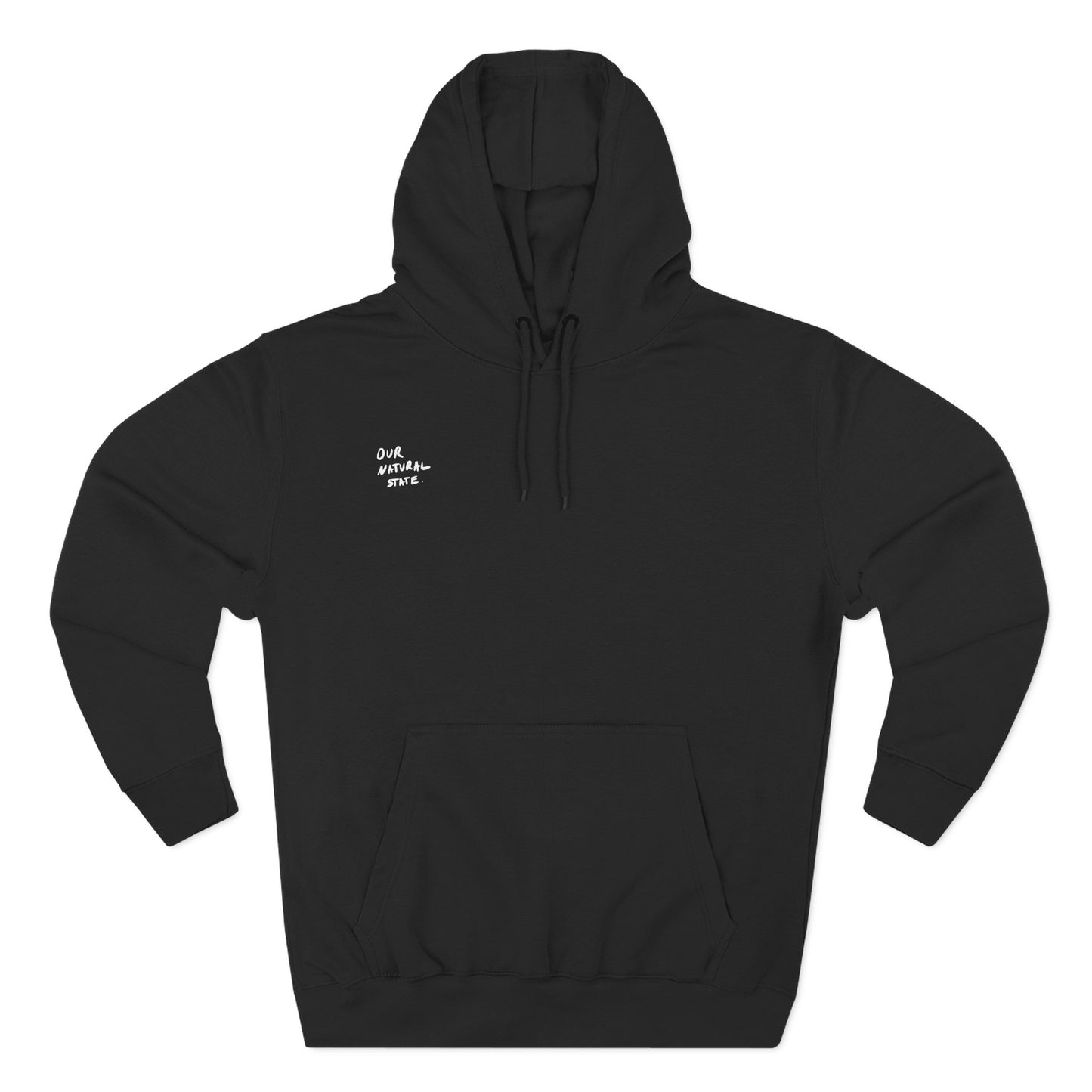 Just be you - Three-Panel Fleece Hoodie from OurNaturalState.