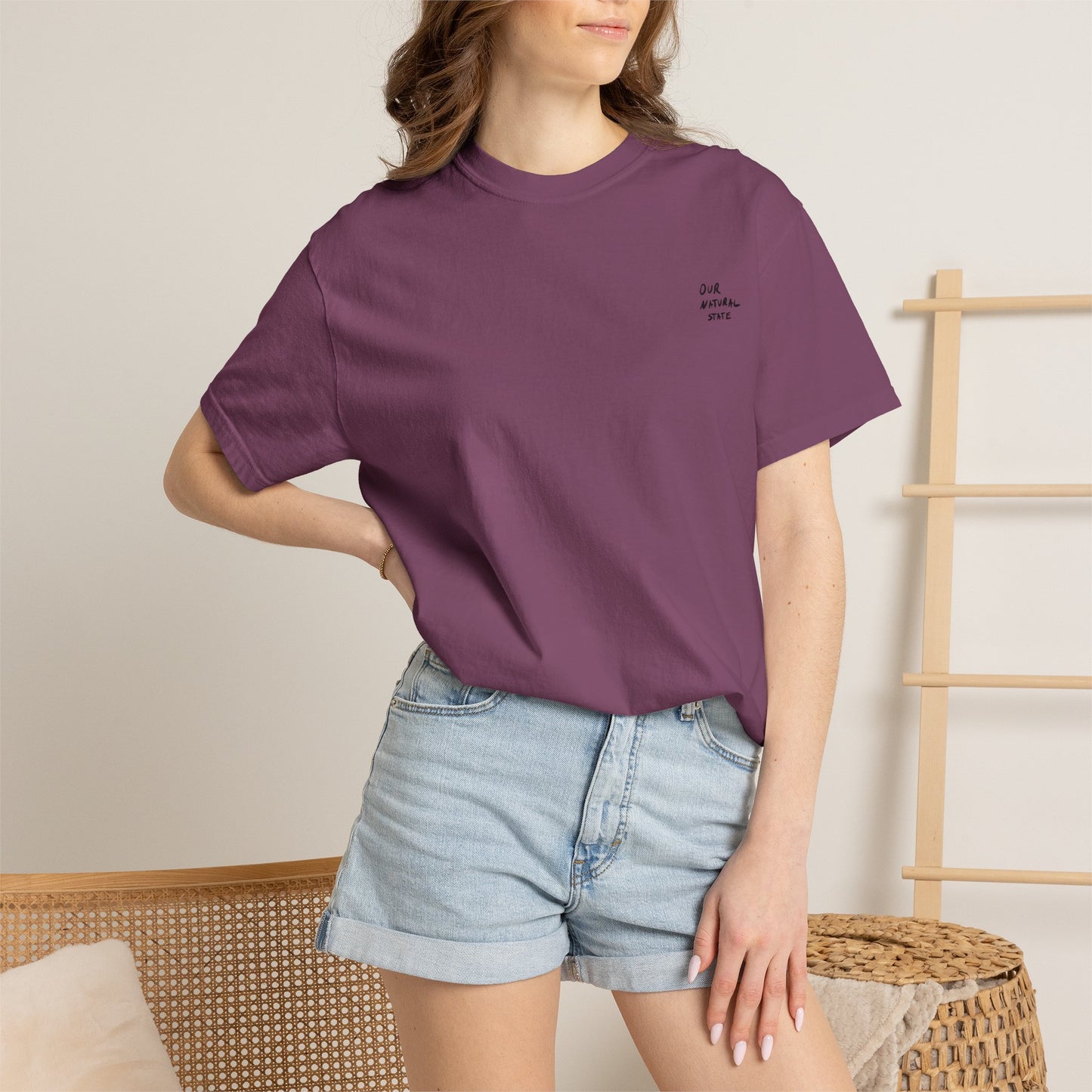 Wake Them Up With Art — Minimal Graphic Tee from OurNaturalState