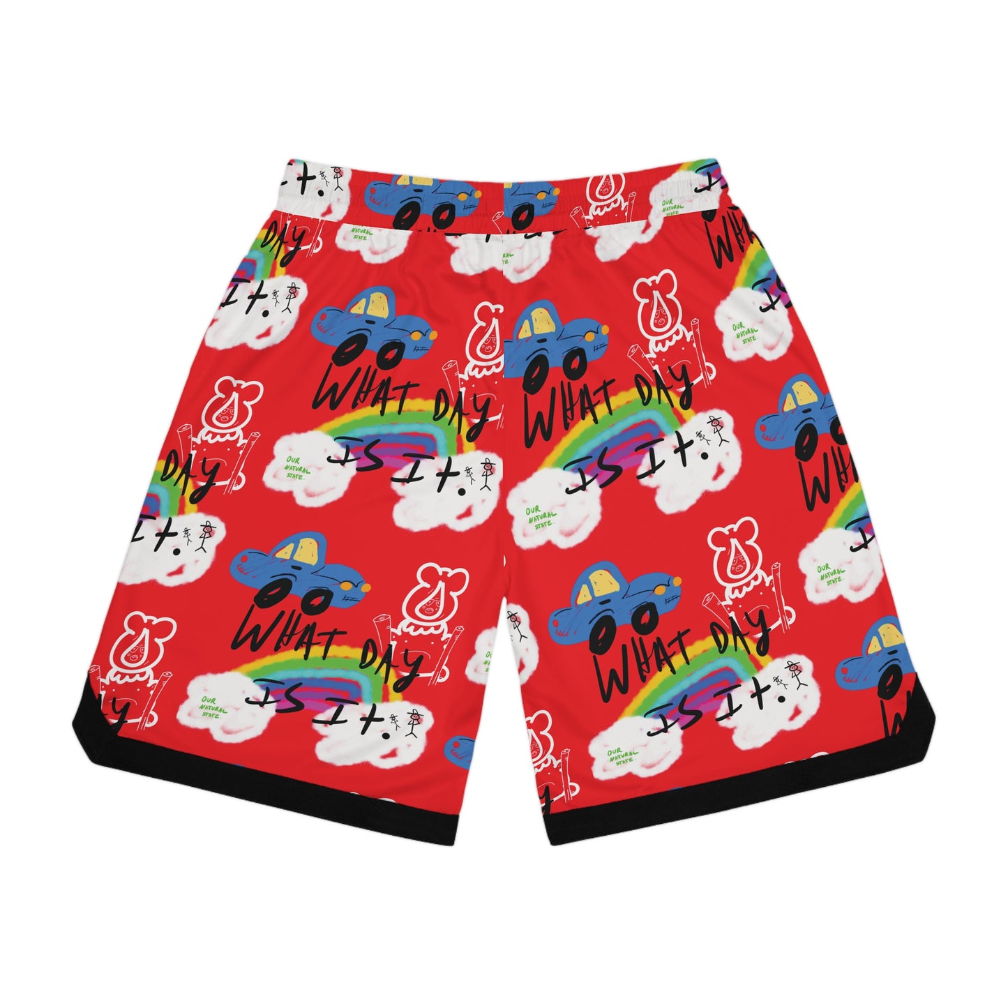 What day is it - Basketball Shorts Casual Wear from OurNaturalState.