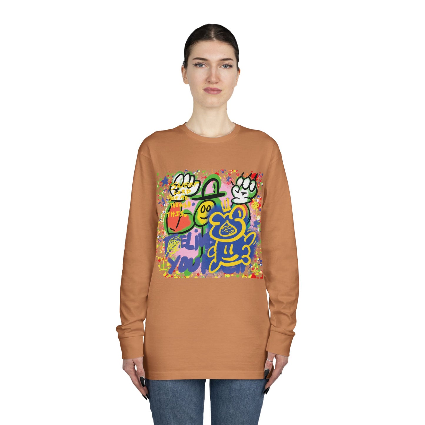 Bear - Long Sleeve Tee,  Streetwear Graphic Crewneck from OurNaturalState.