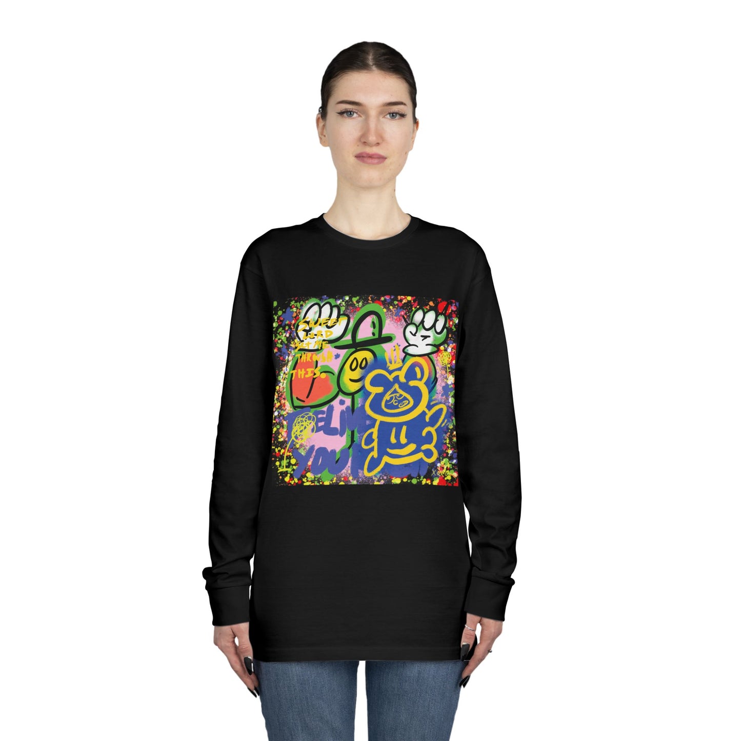 Bear - Long Sleeve Tee,  Streetwear Graphic Crewneck from OurNaturalState.