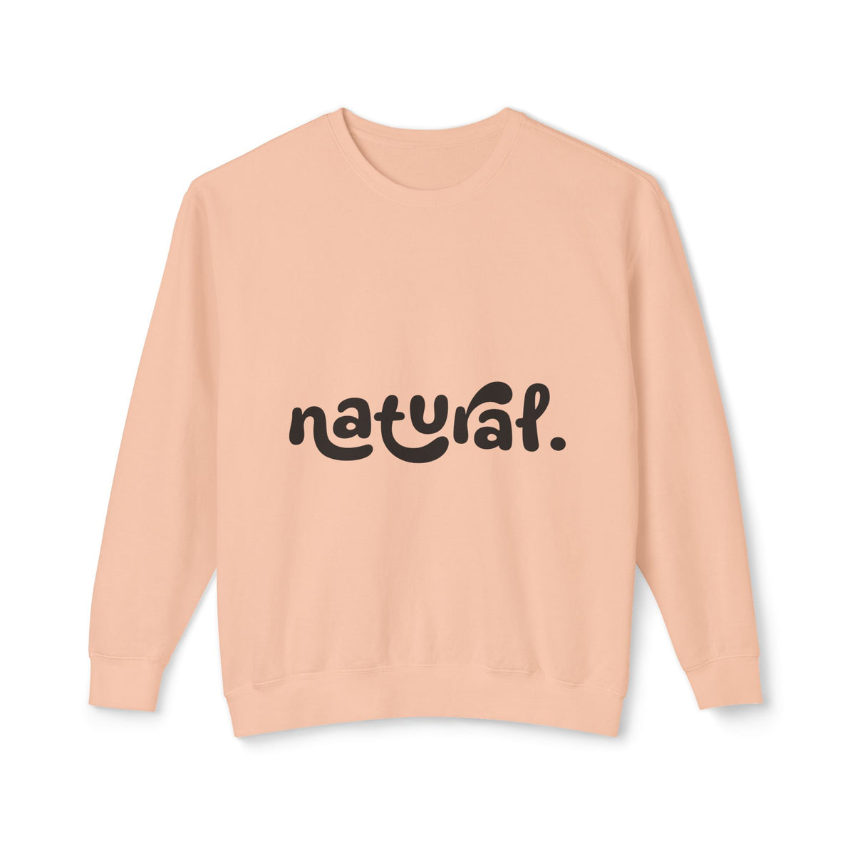 Natural - Hoodie Minimal Script Fleece Pullover from ournaturalstate.