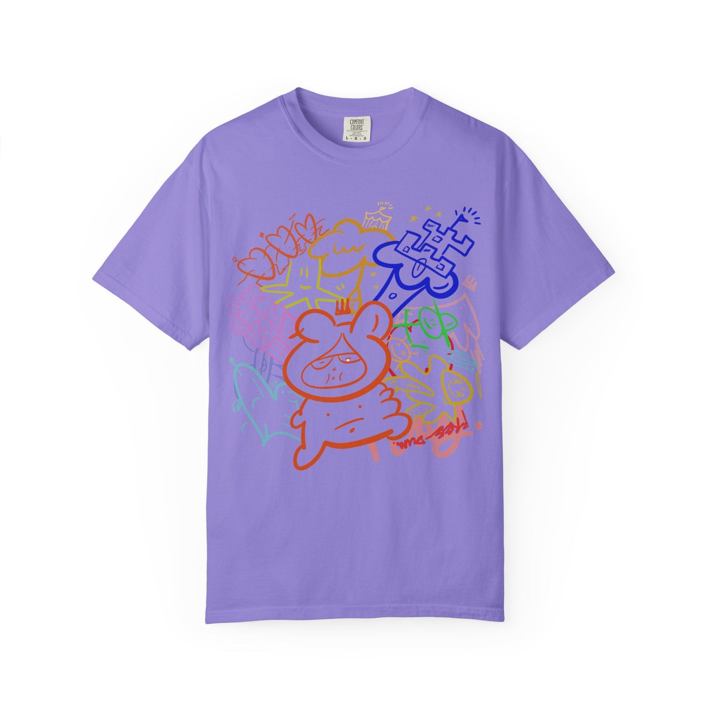 Freinds — Rainbow Sketch Art Tee from OurNaturalState.