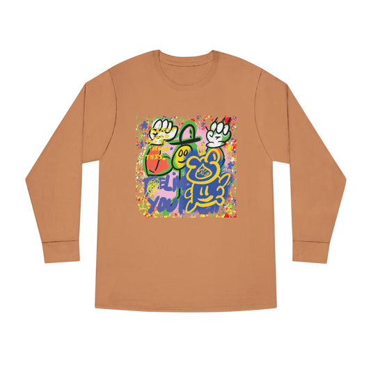 Bear - Long Sleeve Tee,  Streetwear Graphic Crewneck from OurNaturalState.