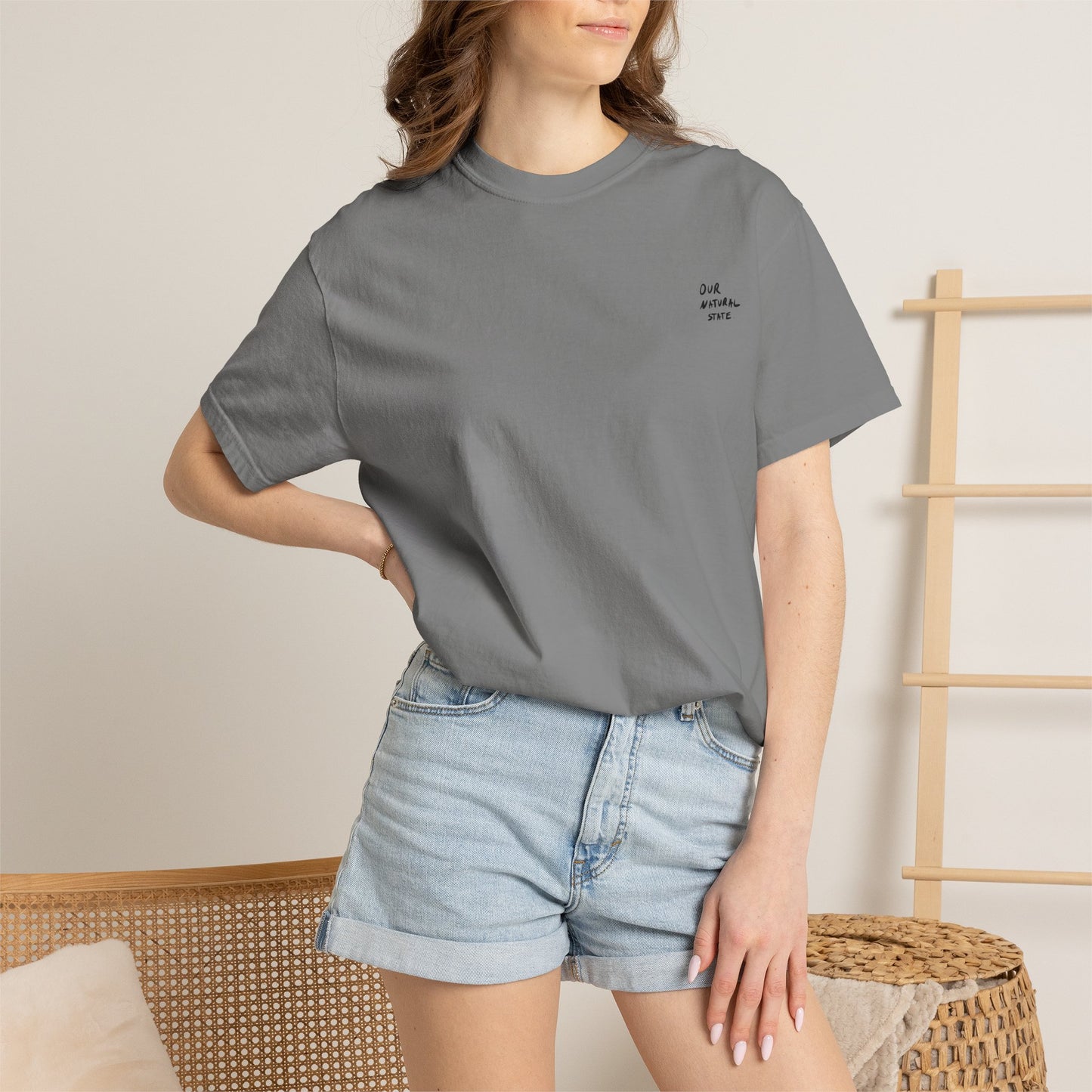 Wake Them Up With Art — Minimal Graphic Tee from OurNaturalState