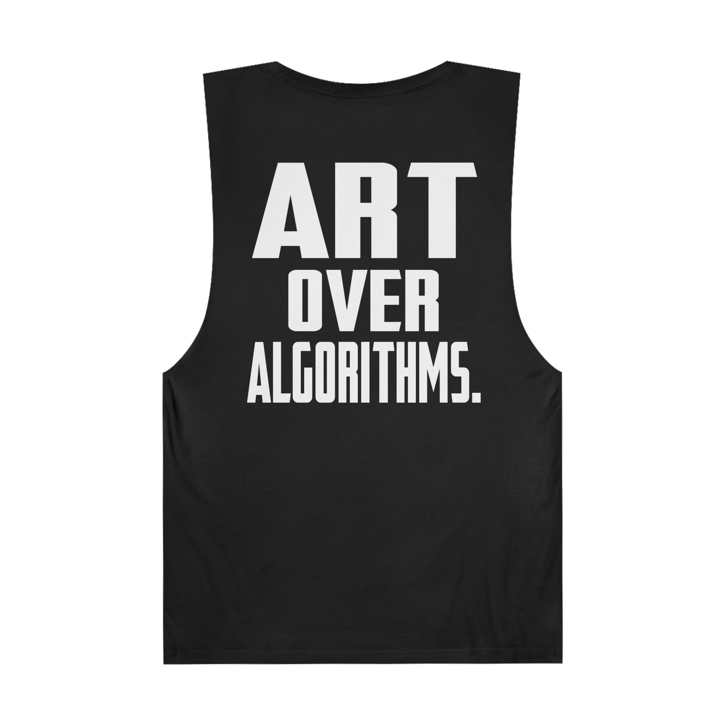 Art over algorithms - Unisex Barnard Tank by OurNaturalState.