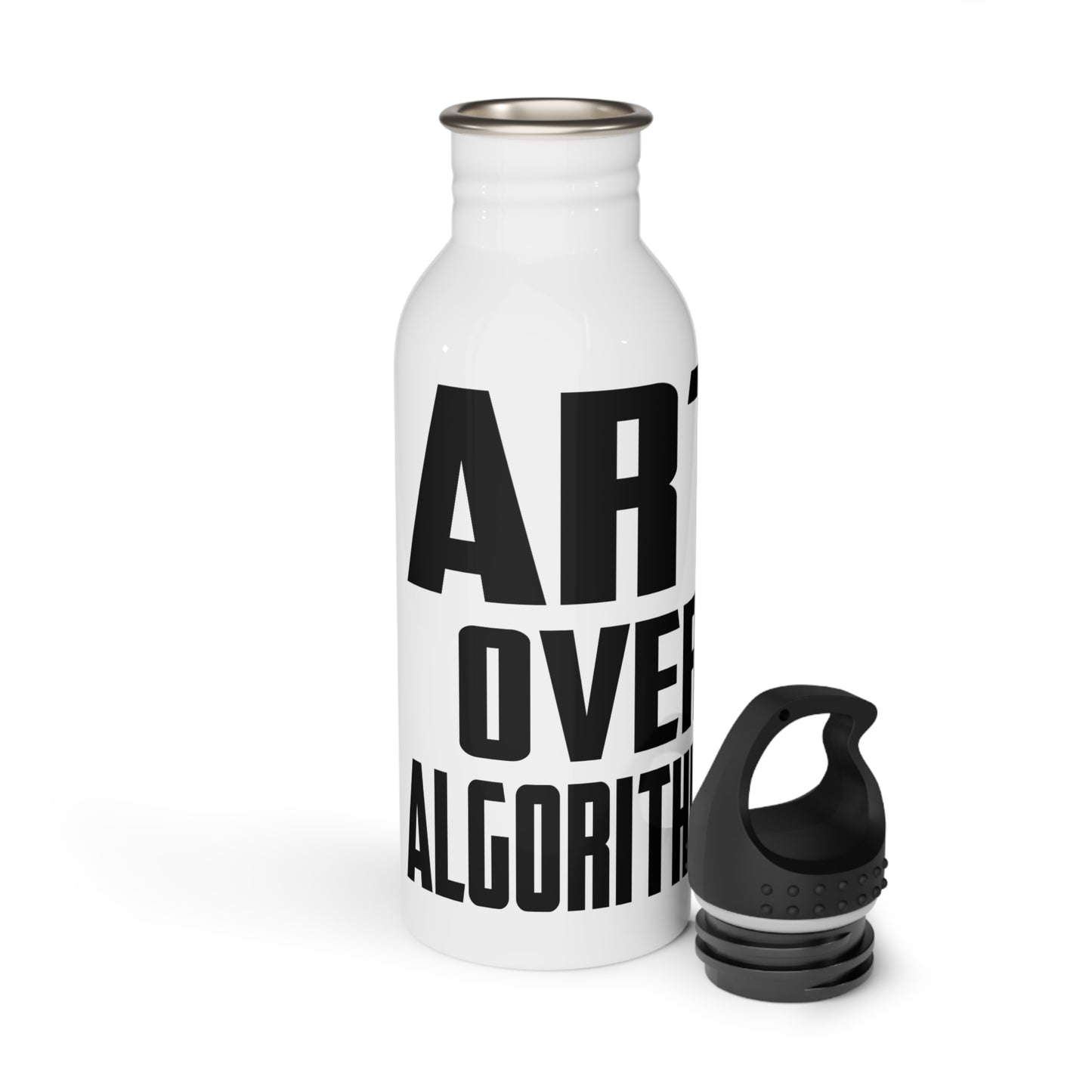 Art over Algorithms - Stainless Steel Water Bottle from OurNaturalState.