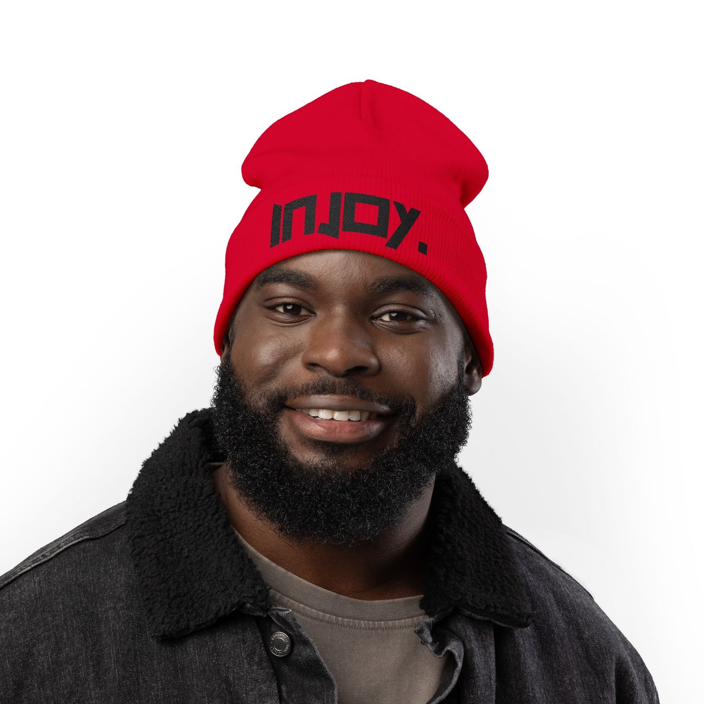 INJOY. - Embroidered Knit Beanie Cozy Beanie from OurNaturalState.