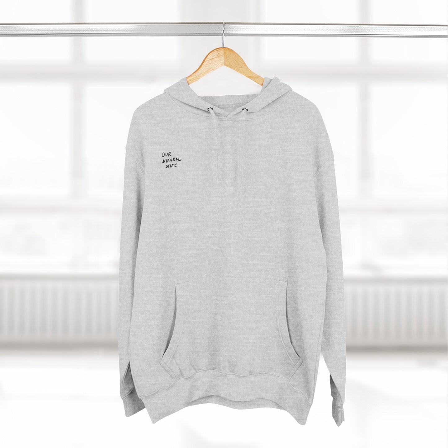 Just be you - Three-Panel Fleece Hoodie from OurNaturalState.