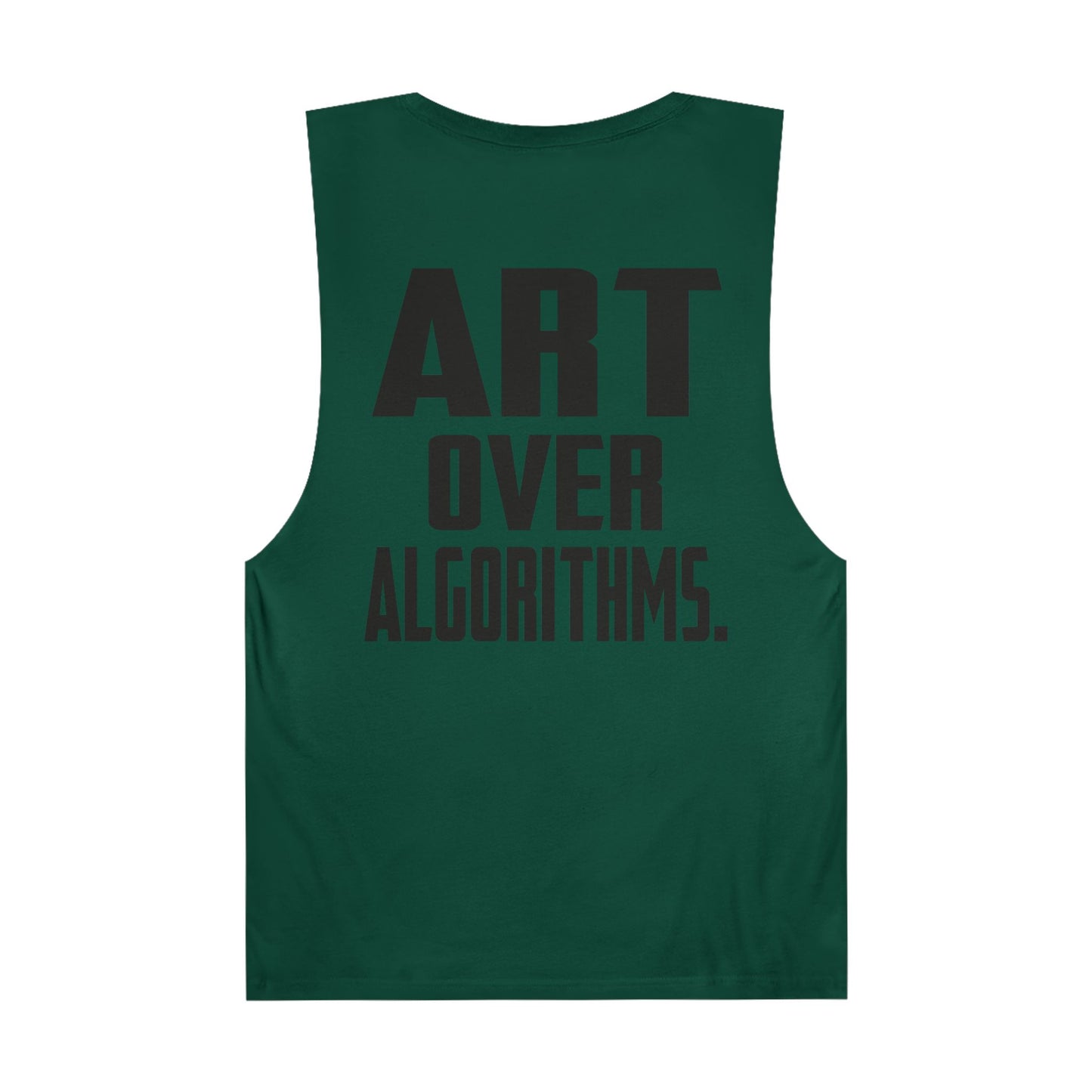 Art over algorithms - Unisex Barnard Tank by OurNaturalState.